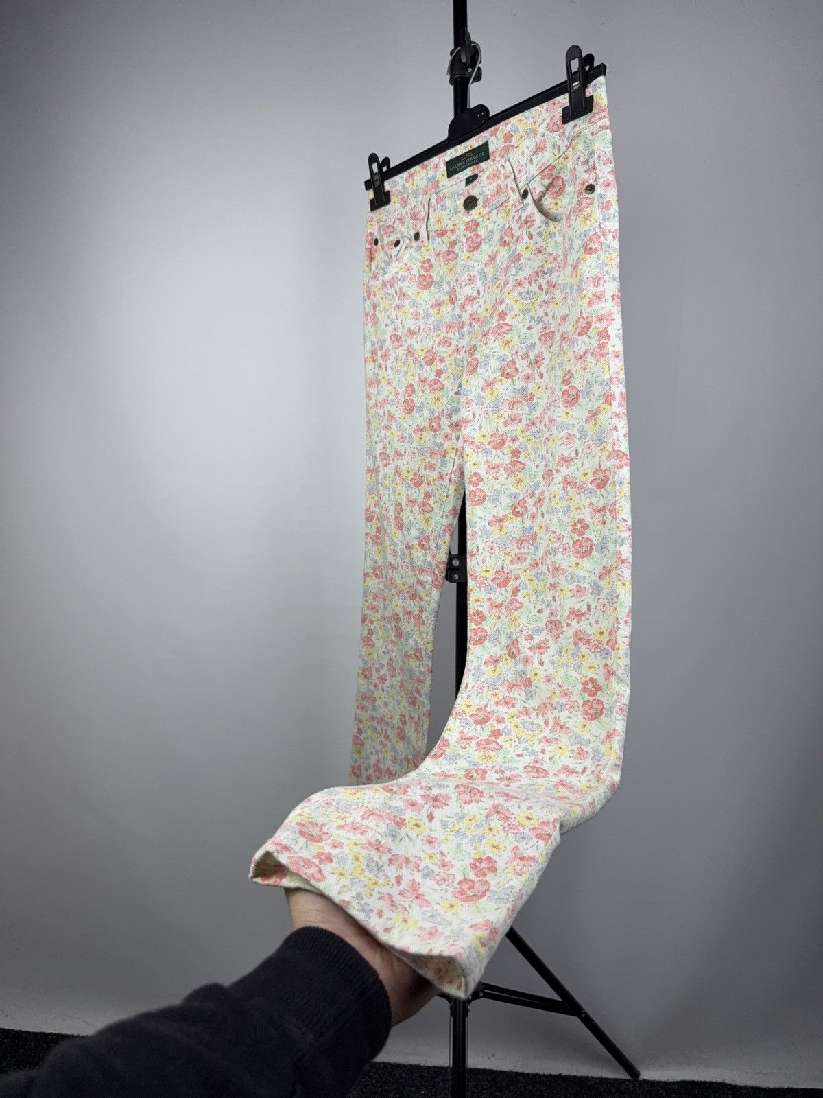 Ralph Lauren Luxury 00s Ralph Lauren LRL Floral Jeans Y2K Vintage Pants Size 27" / US 4 / IT 40 - 3 Thumbnail
