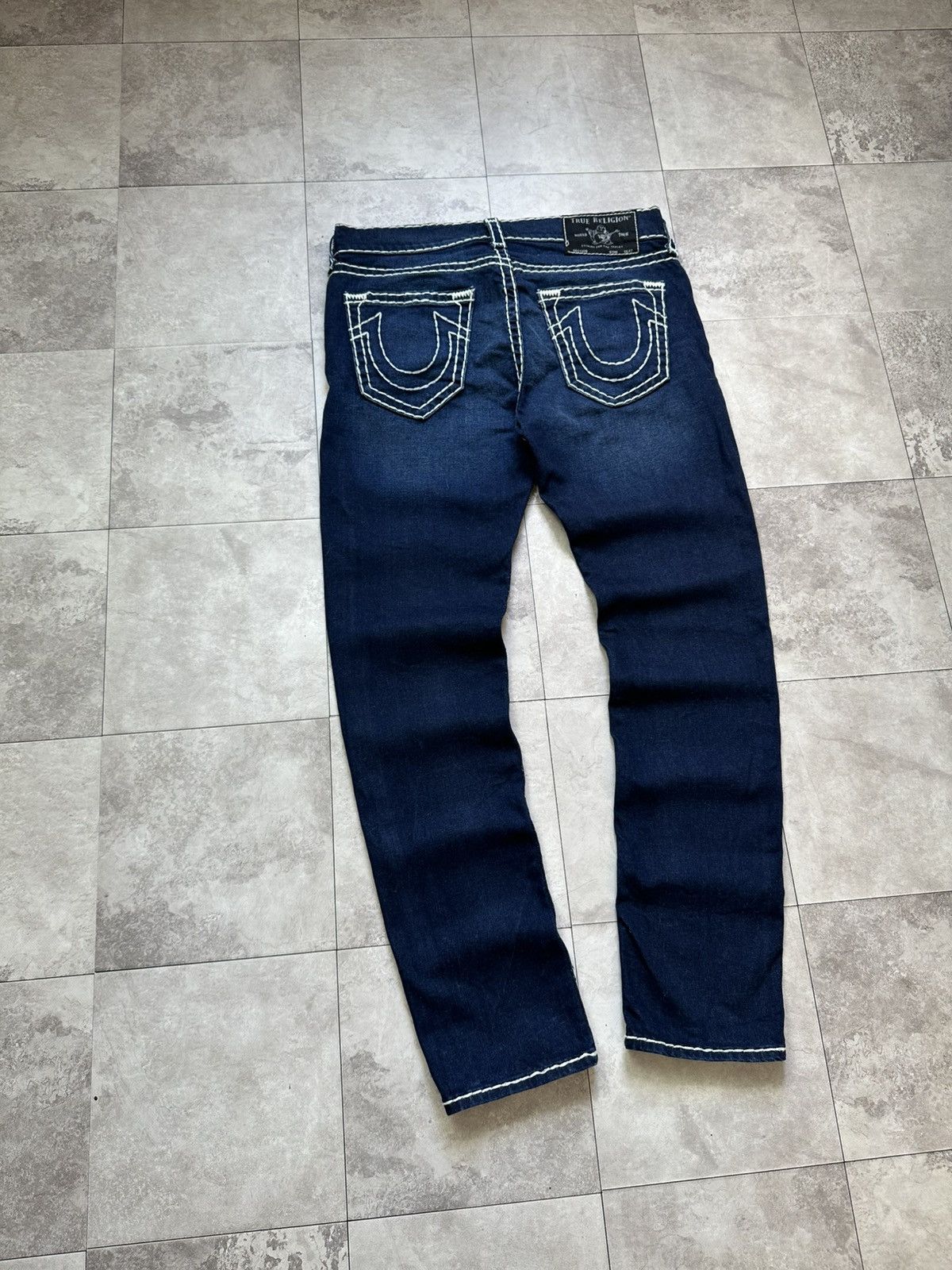 True Religion × Vintage Vintage True Religion Denim Rocco Relaxed Skinny Jeans Sz 34 Size US 34 / EU 50 - 7 Thumbnail