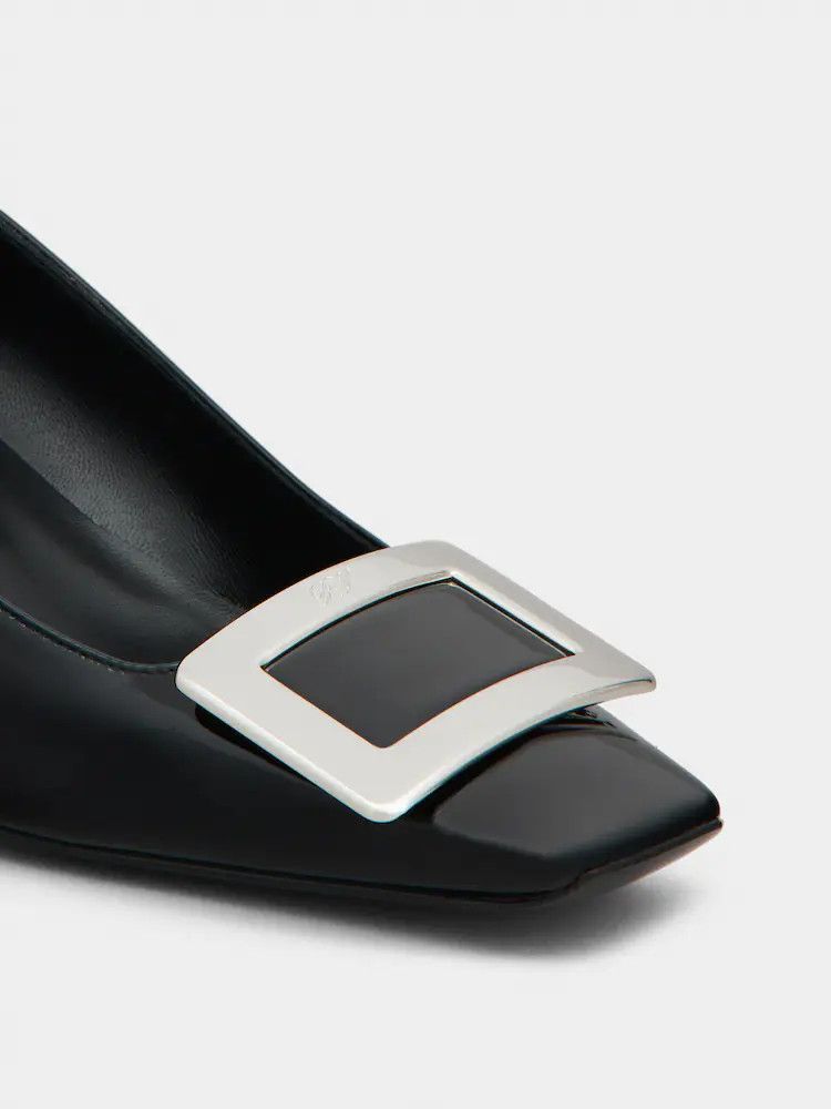 Roger Vivier o1s22i1n0824 Belle Viver 45 Pumps in Black Size US 9 / IT 39 - 8 Thumbnail