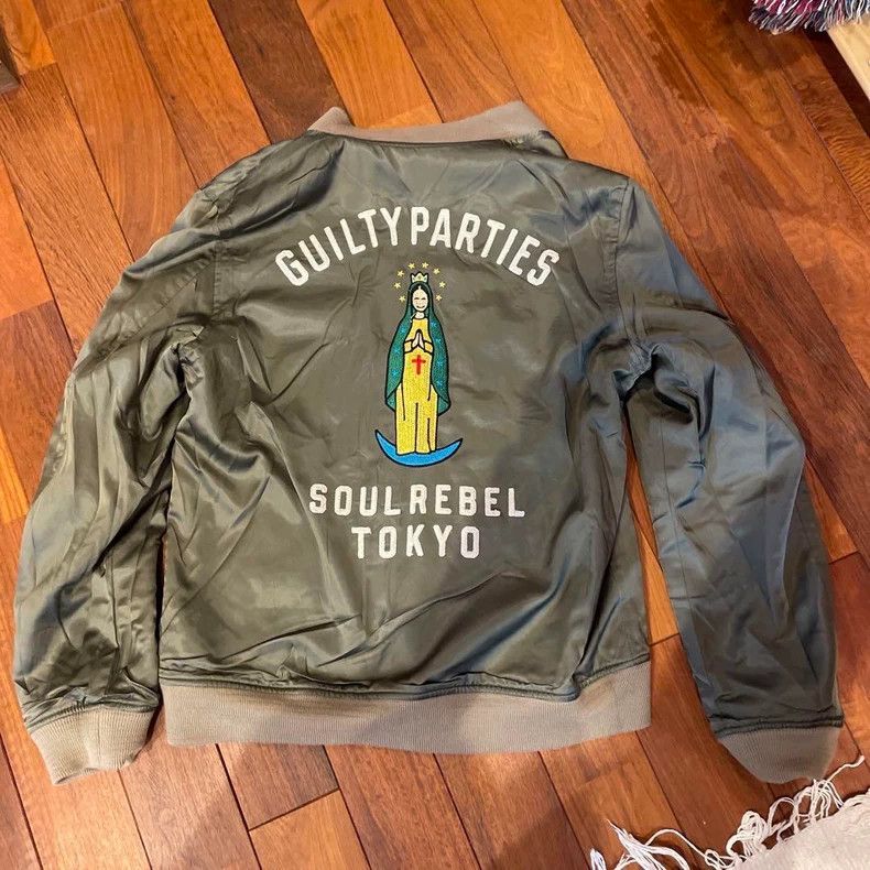 Wacko Maria wacko maria Reversible Jacket with Embroidered Madonna of t Size US M / EU 48-50 / 2 - 5 Thumbnail