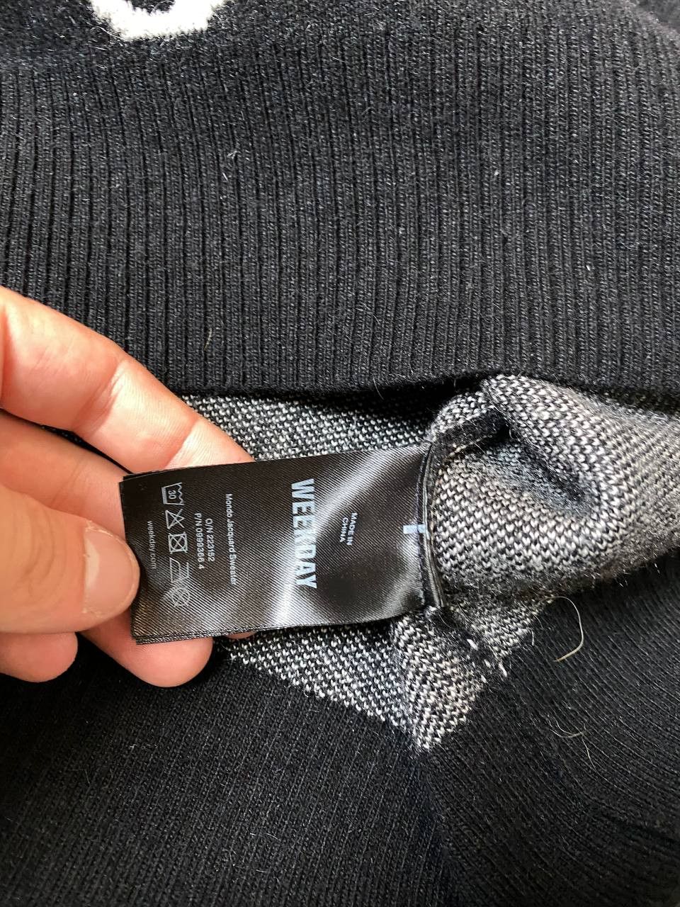 Vintage × Weekday WEEKDAY Y2K 00's Men's Oversize Sweater Size US XS / EU 42 / 0 - 3 Thumbnail