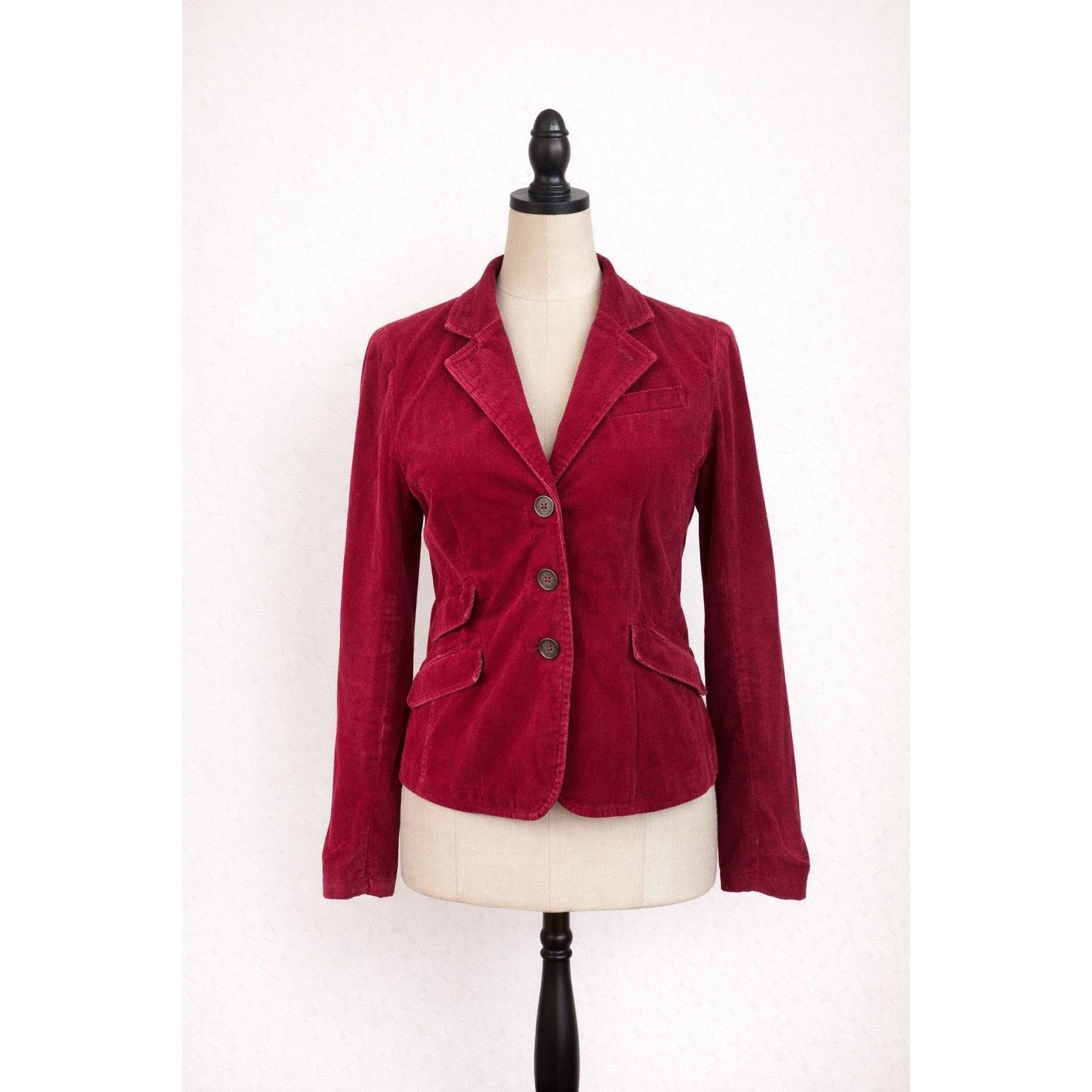 American Eagle Outfitters American Eagle SZ S vintage pink corduroy blazer Size S / US 4 / IT 40 - 1 Thumbnail