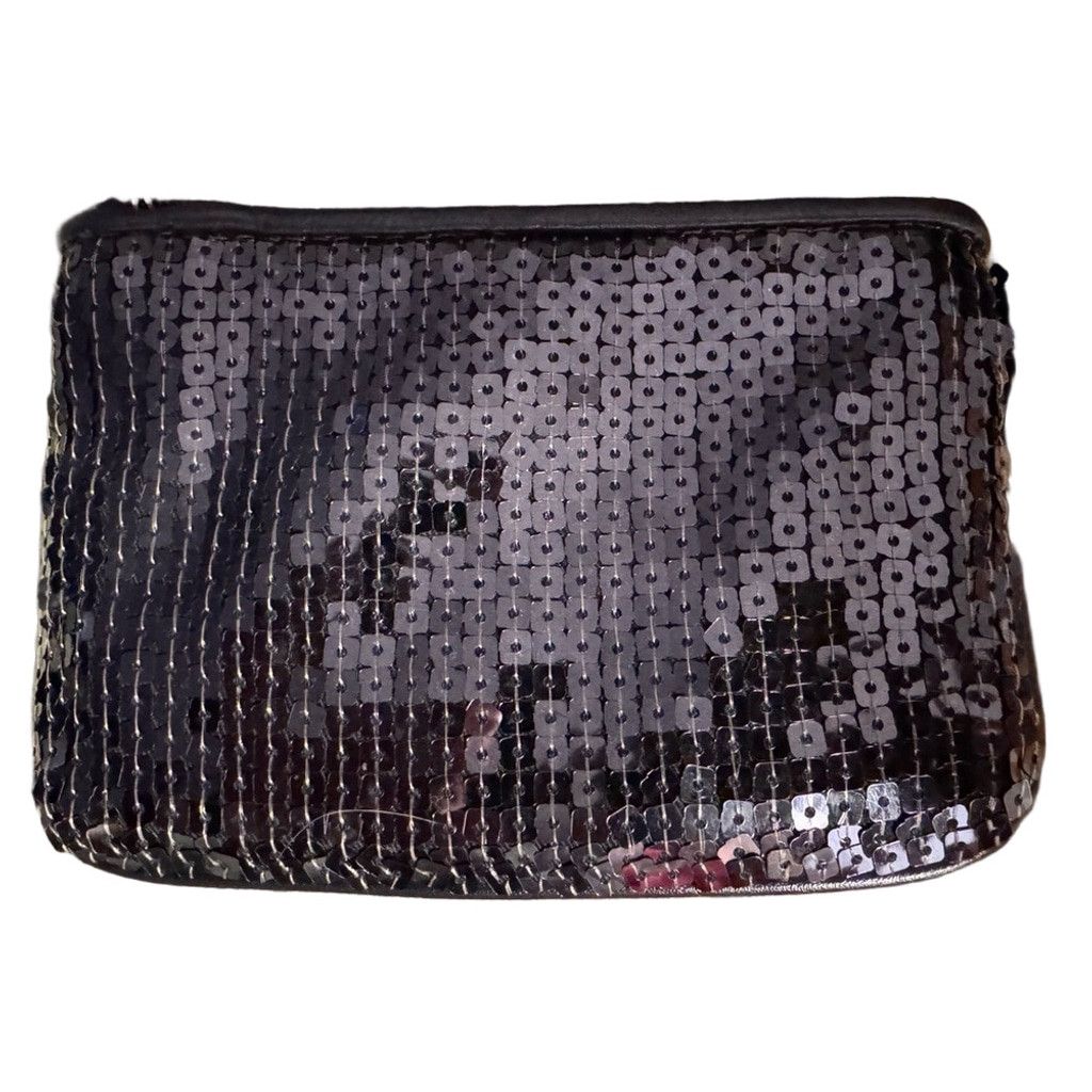 Coach Coach Blue Sequin Wristlet Signature C Hardware EUC Size ONE SIZE - 2 Thumbnail