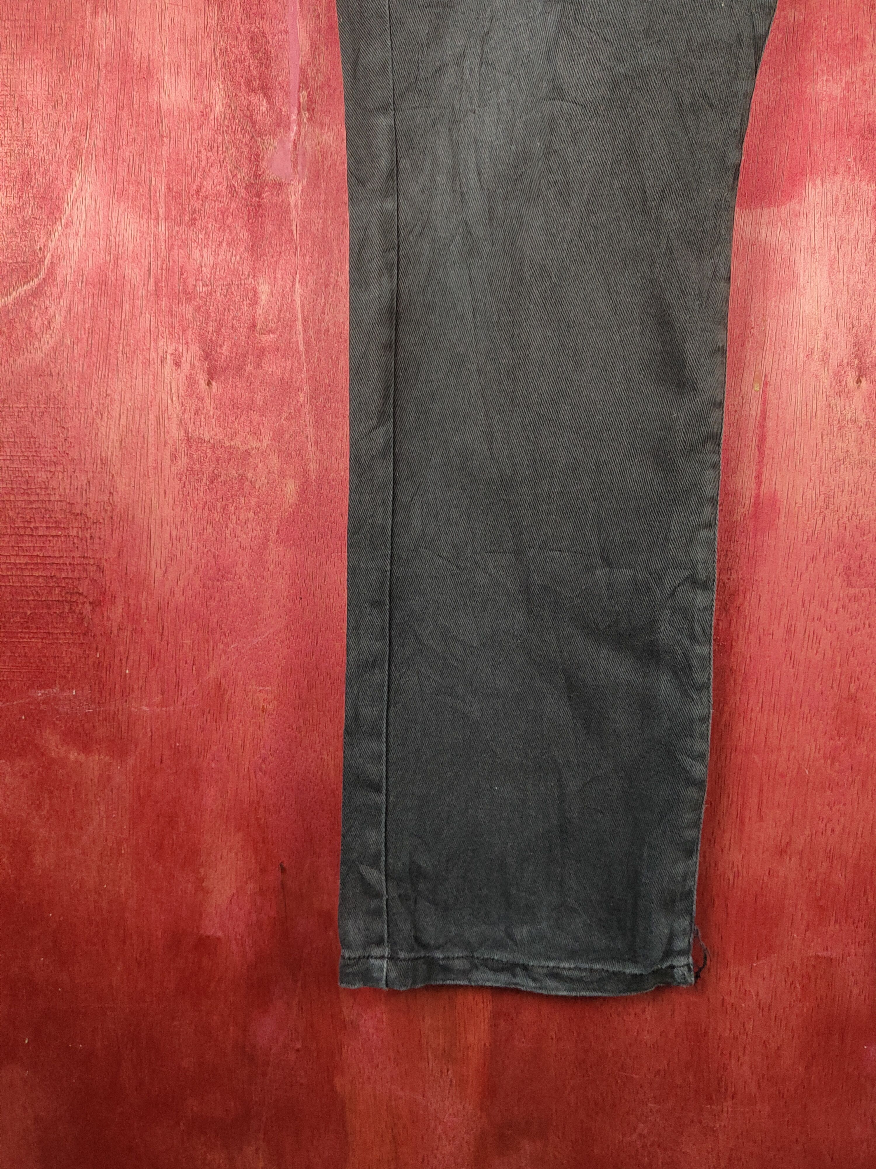 Japanese Brand Nylaus Black Faded Distressed Ripped Jeans #S2314 Size US 36 / EU 52 - 4 Thumbnail