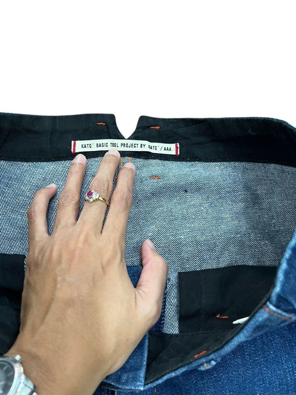 Japanese Brand Kato AAA Basic Tool Project Jeans Size US 33 - 5 Thumbnail