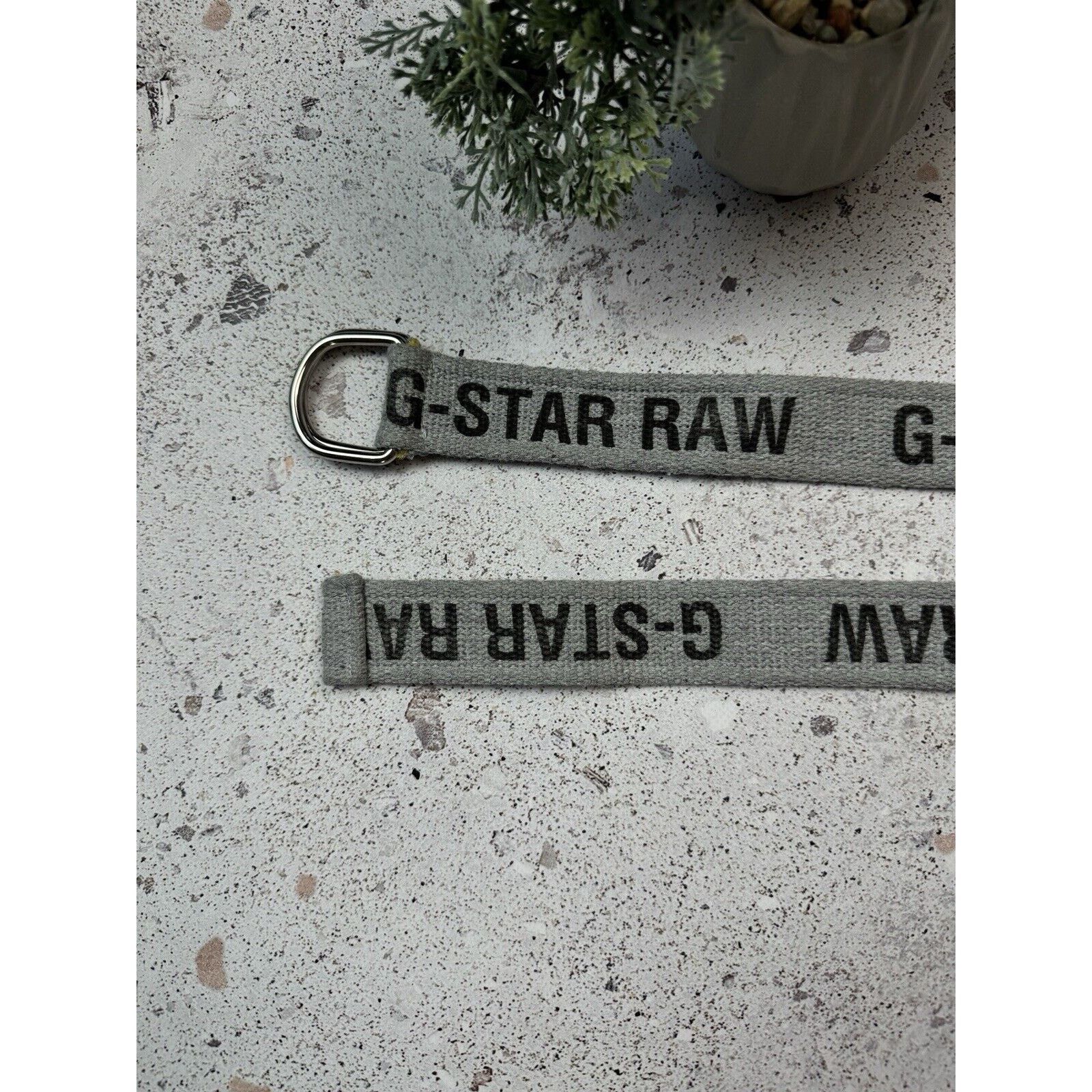 G-Star G-Star Raw Y2K Military Army Type Cotton Belt OS Grey Size ONE SIZE - 2 Thumbnail