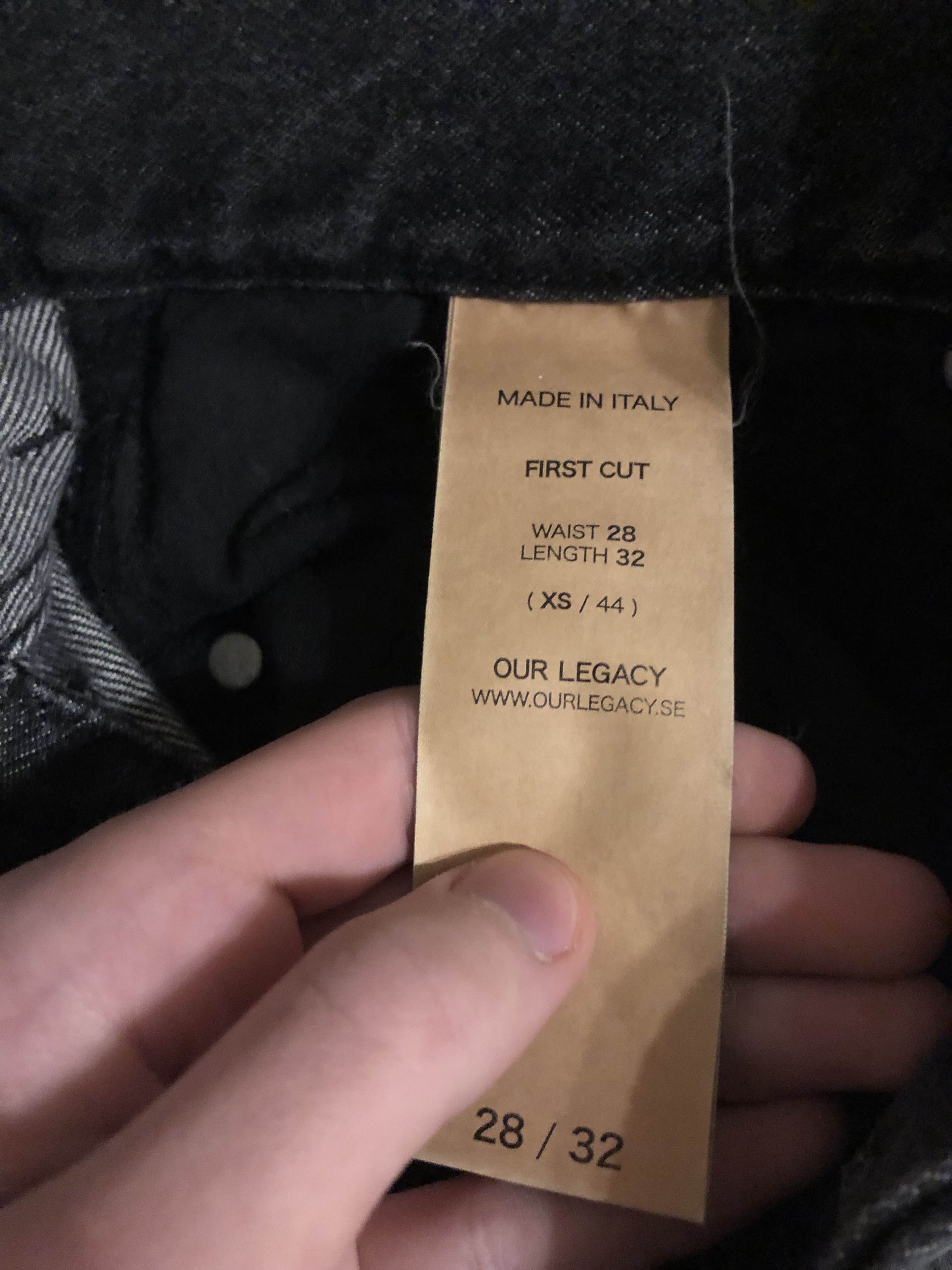 Our Legacy Our Legacy First Cut Jeans Size US 28 / EU 44 - 3 Thumbnail