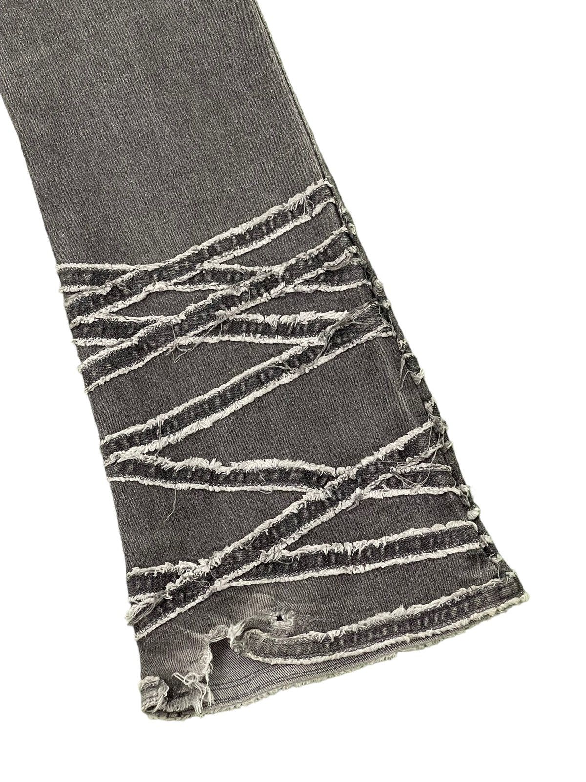 Japanese Brand Flare Jeans Skinny Lip Make Distress Stretch Boot Cut 6🟦4 Size US 29 - 14 Thumbnail
