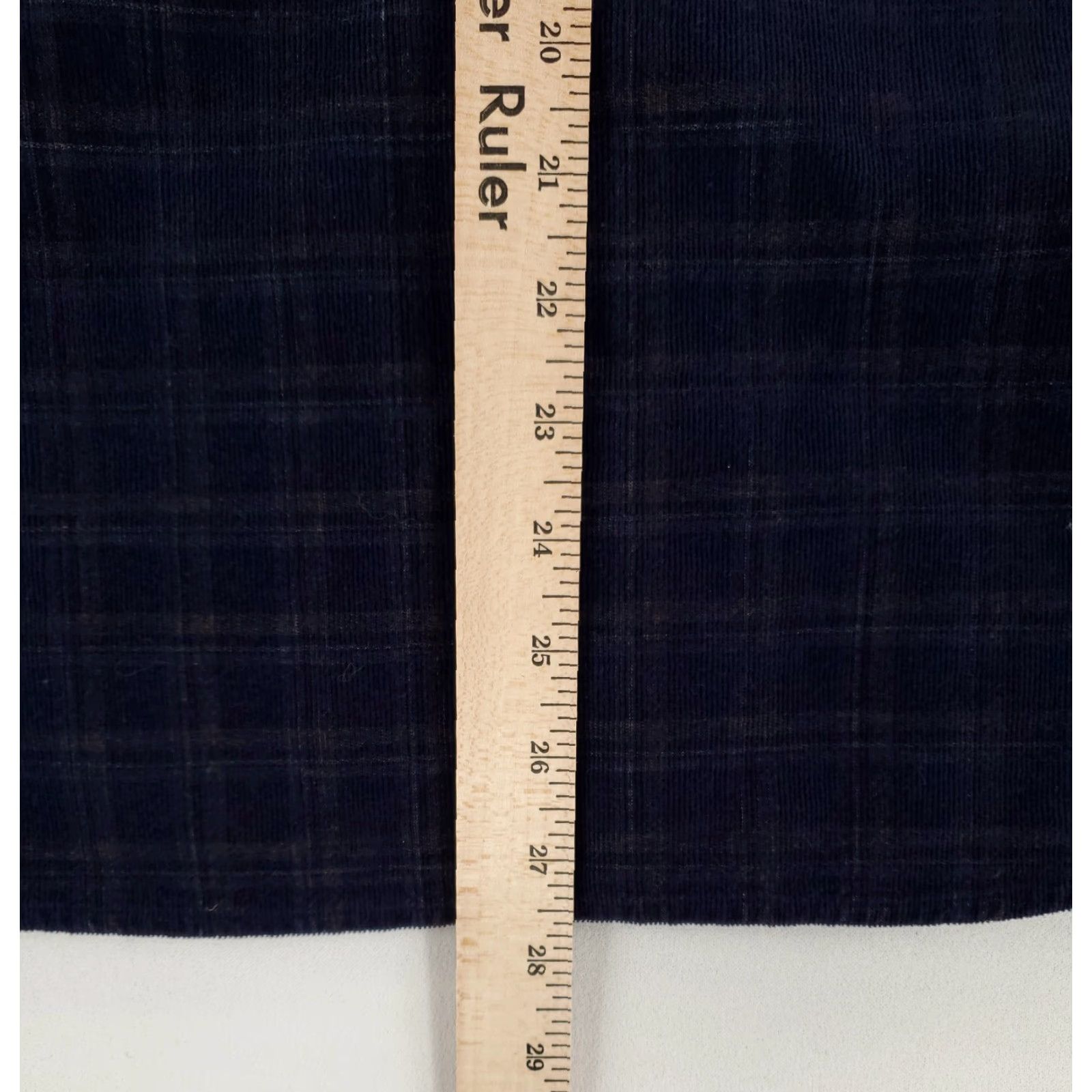 Peter Millar Peter Millar Pinwale Corduroy Shirt Blue Plaid Long Sleeve Mens L Size US L / EU 52-54 / 3 - 5 Thumbnail