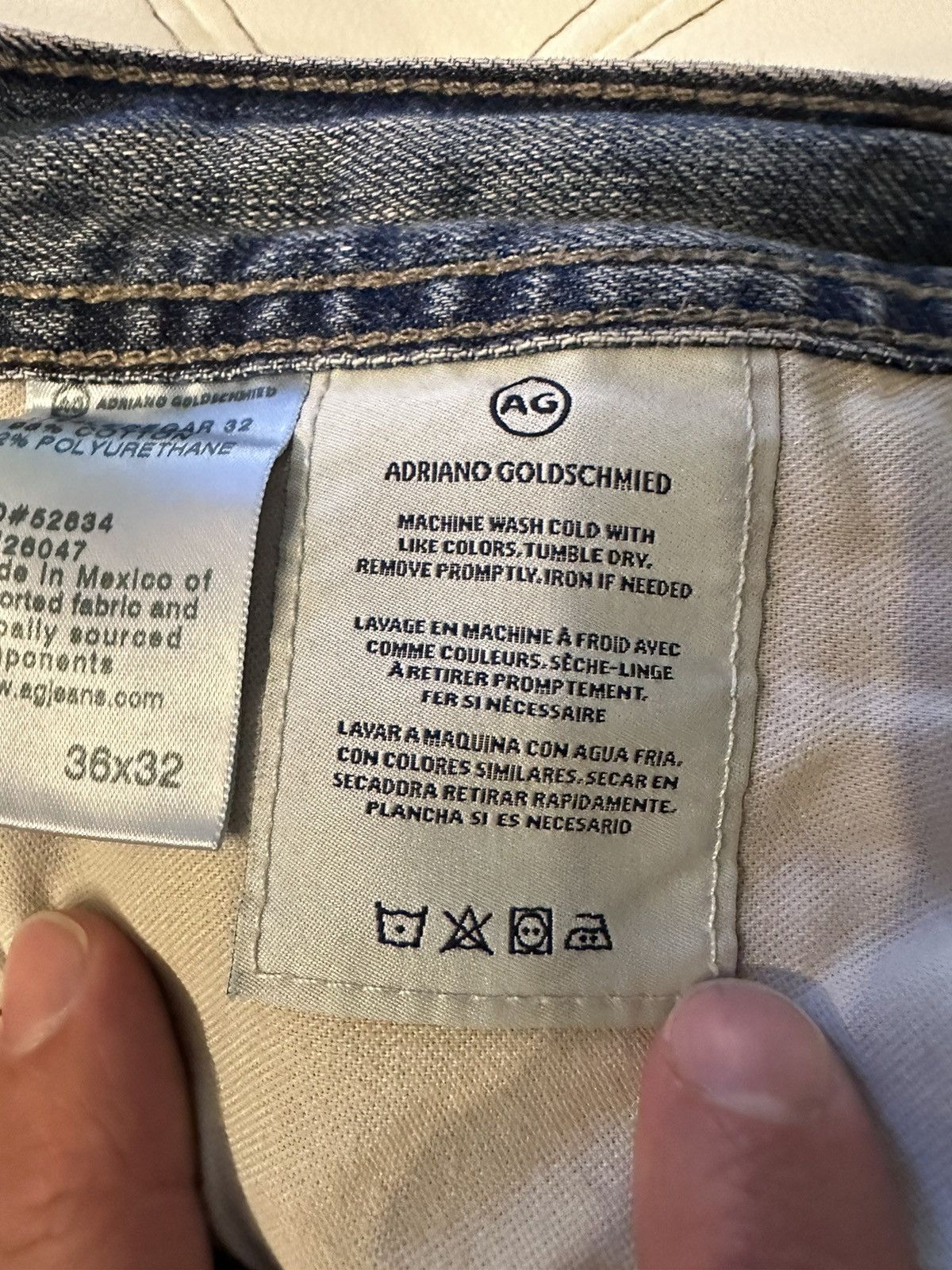 AG Adriano Goldschmied AG Everett Slim Straight Jean Size US 36 / EU 52 - 6 Thumbnail
