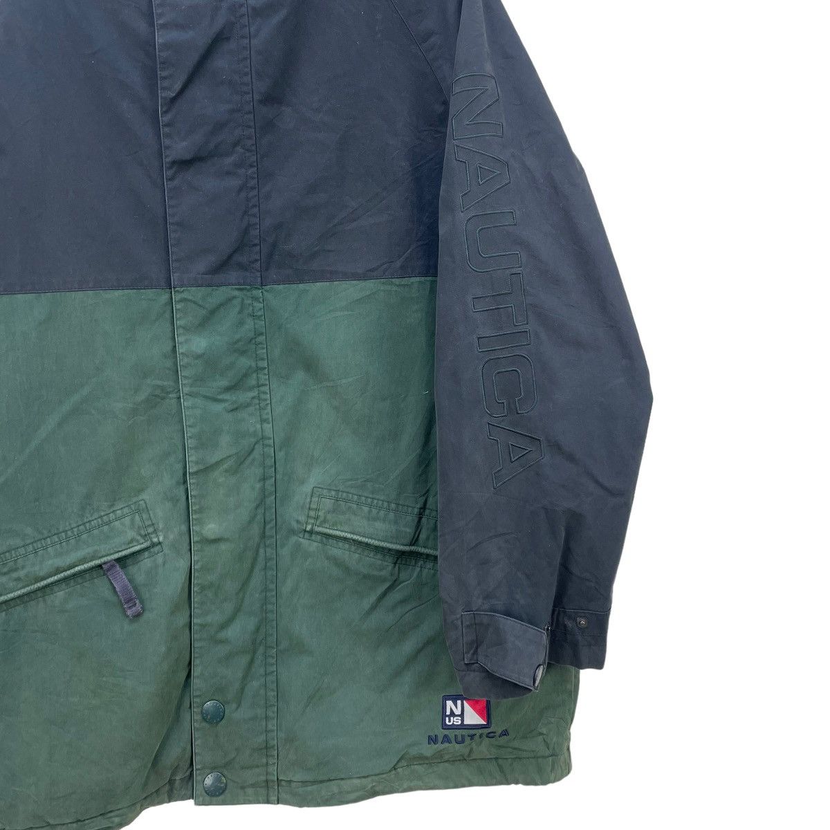 Nautica × Vintage Vintage Nautica Spell Out Colour Block Jacket Size US M / EU 48-50 / 2 - 5 Thumbnail
