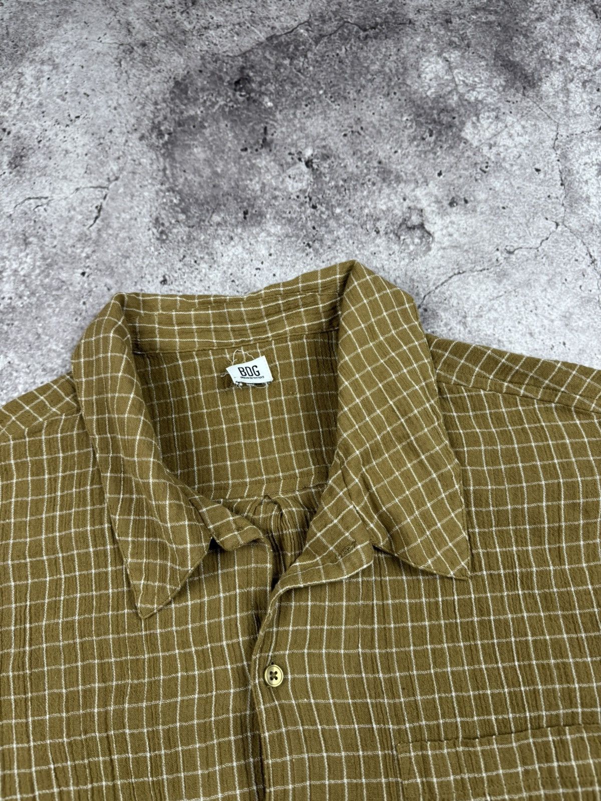 Bdg BDG Brown Baggy oversized Fit Japanesse Y2K shirt Size US L / EU 52-54 / 3 - 3 Thumbnail