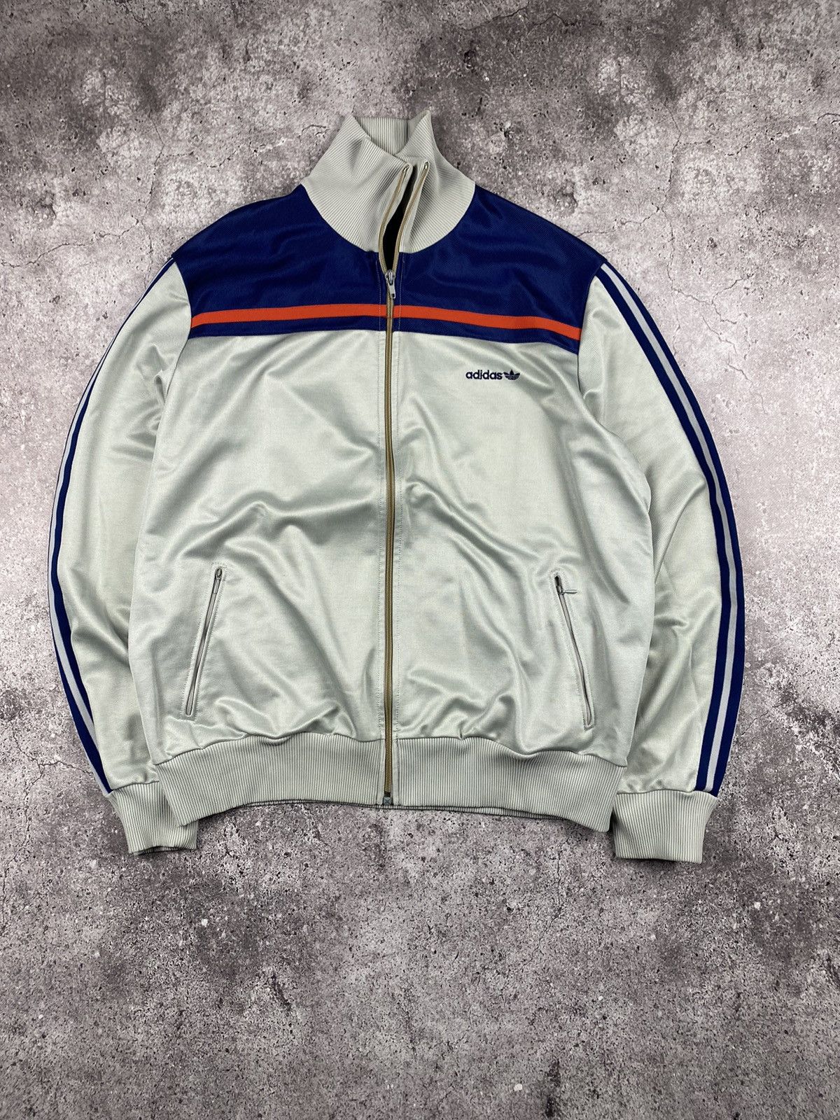Adidas VINTAGE 1970s Adidas West Germany Y2K BAGGY Track Suit Size US L / EU 52-54 / 3 - 2 Thumbnail