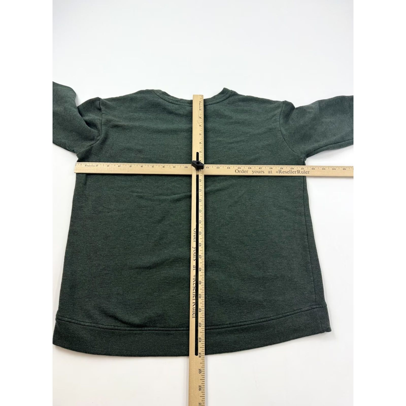 Orvis Orvis Sweatshirt Womens Medium Green Fleece Crewneck Pullover Solid Stretch Size M / US 6-8 / IT 42-44 - 7 Thumbnail