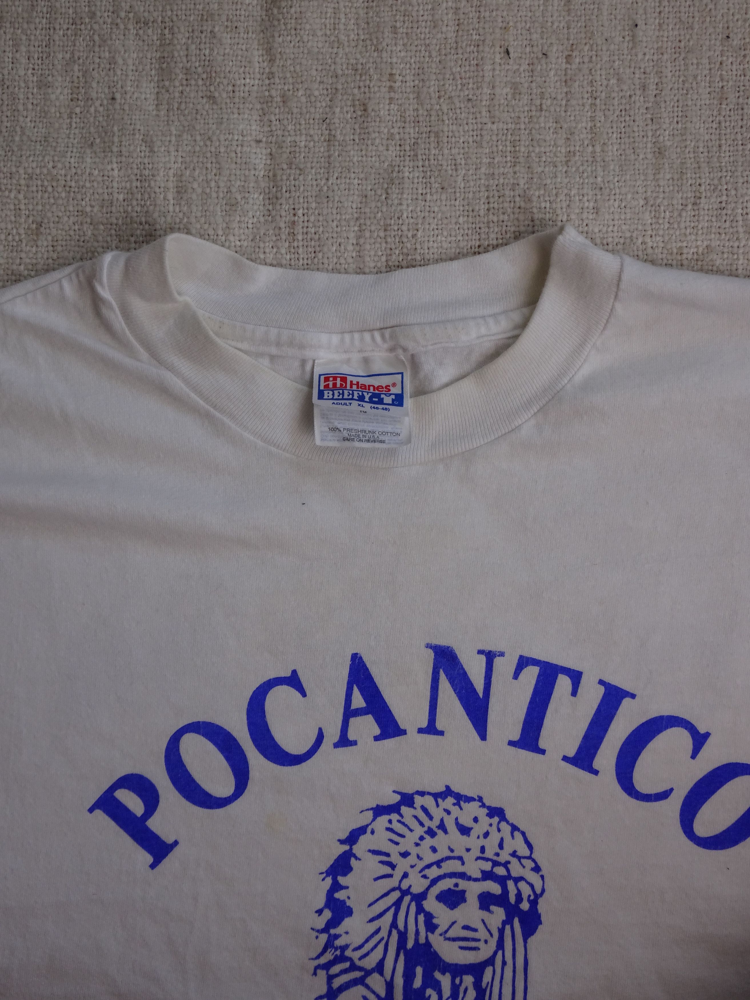 Hanes Vtg Men's 'Class 1996 Pocantino Hills' Single-Stitch T-Shirt Size US XL / EU 56 / 4 - 2 Thumbnail