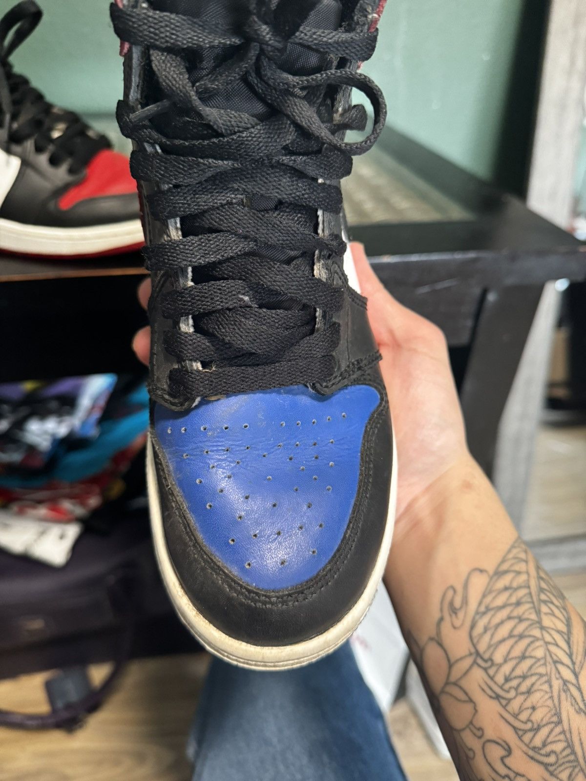 Jordan Brand × Nike Jordan 1 ‘Top 3’ 2016 Size US 5.5 / EU 38 - 3 Thumbnail