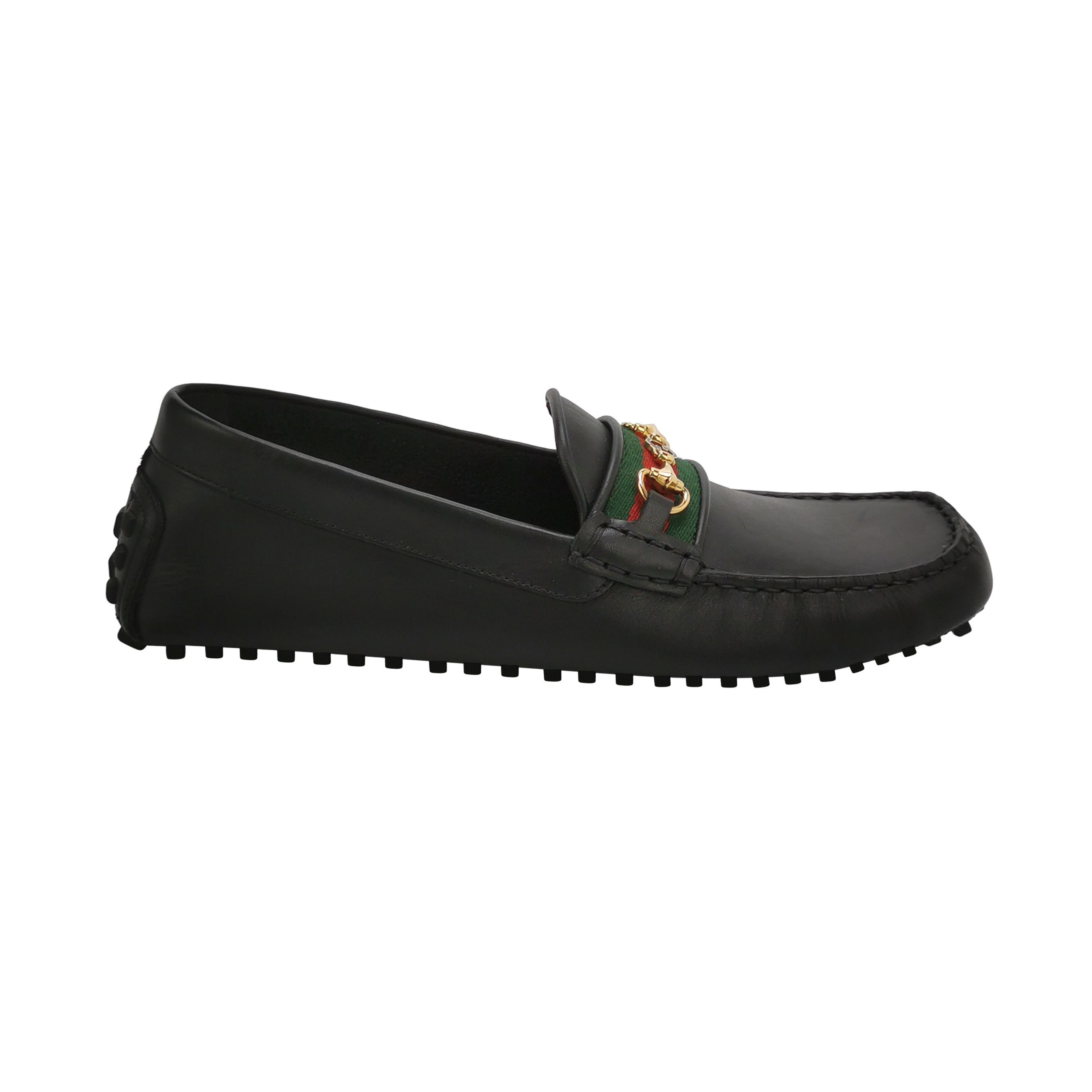 Gucci Gucci Web Stripe Horsebit Loafers US 10.5 Size US 10 / EU 43 - 1 Thumbnail