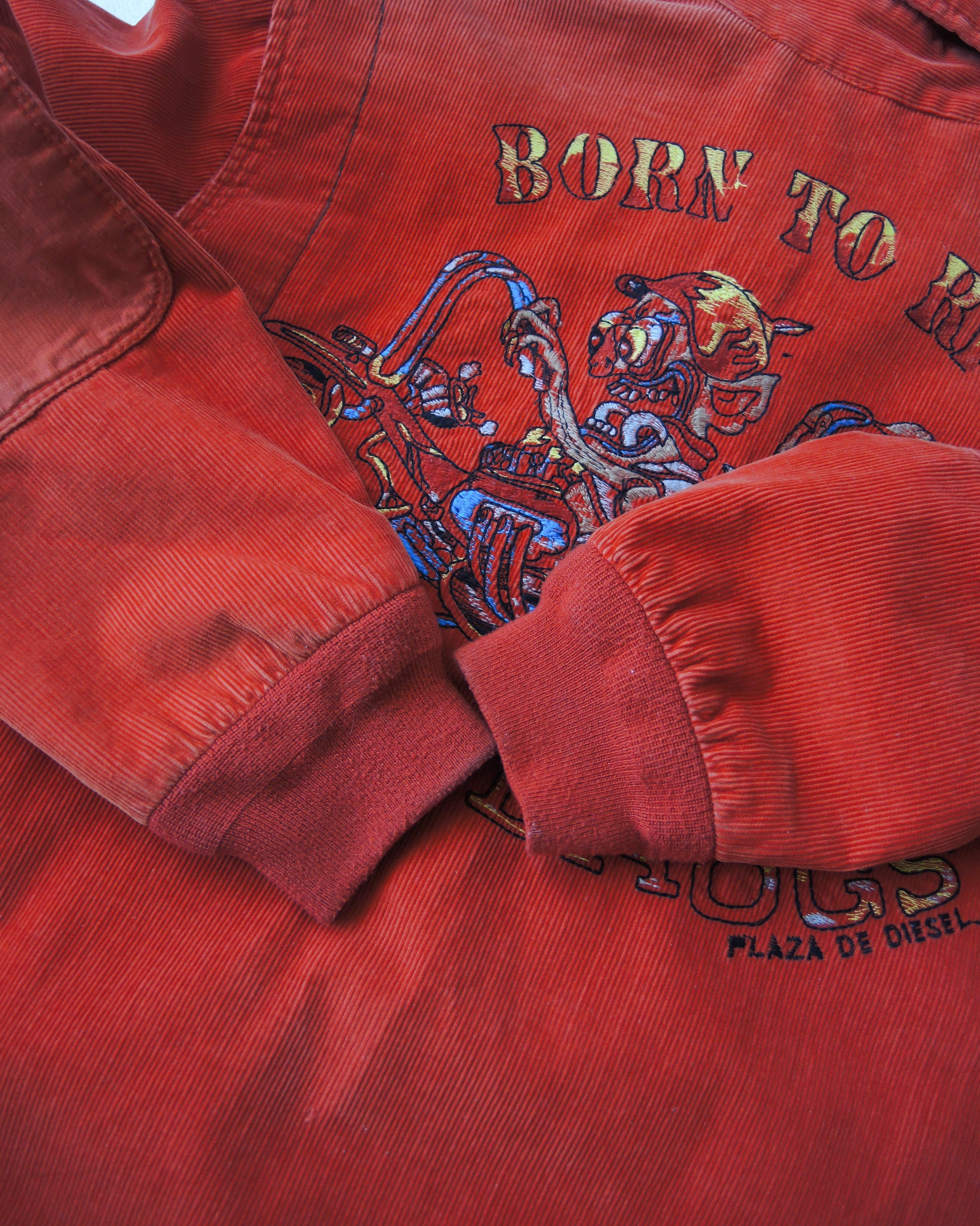 Diesel Diesel velvet embroidered jacket Size US L / EU 52-54 / 3 - 8 Thumbnail