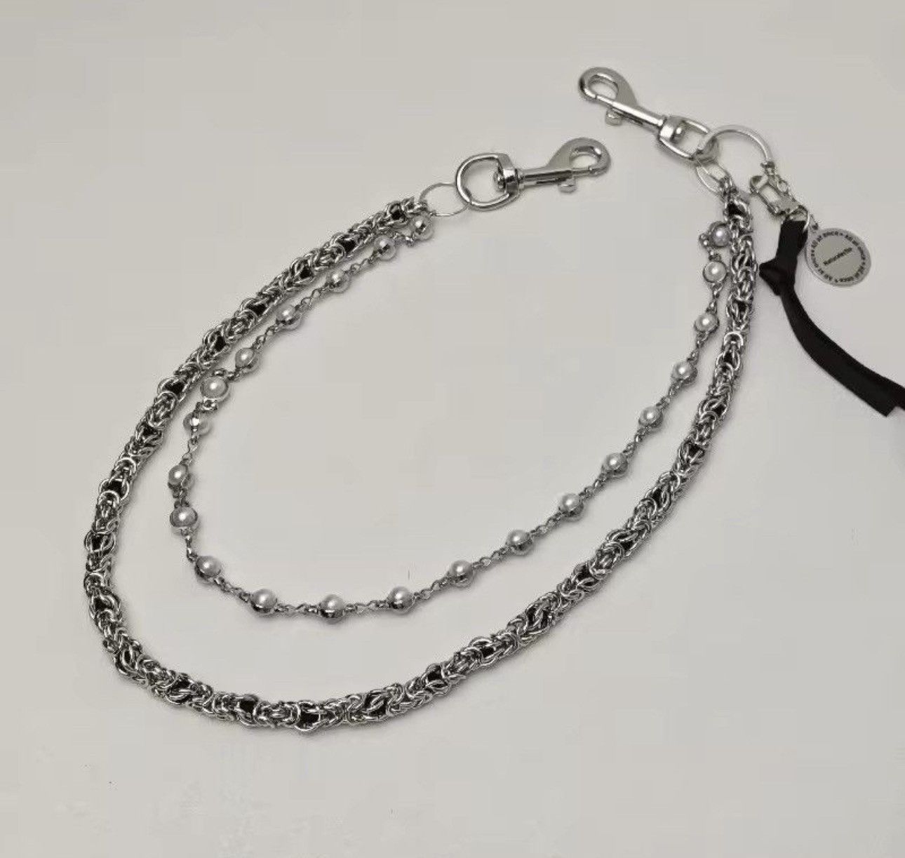 Jewelry 2 Layer Natural Echo Pearled Wallet Jeans Chain Size ONE SIZE - 3 Thumbnail