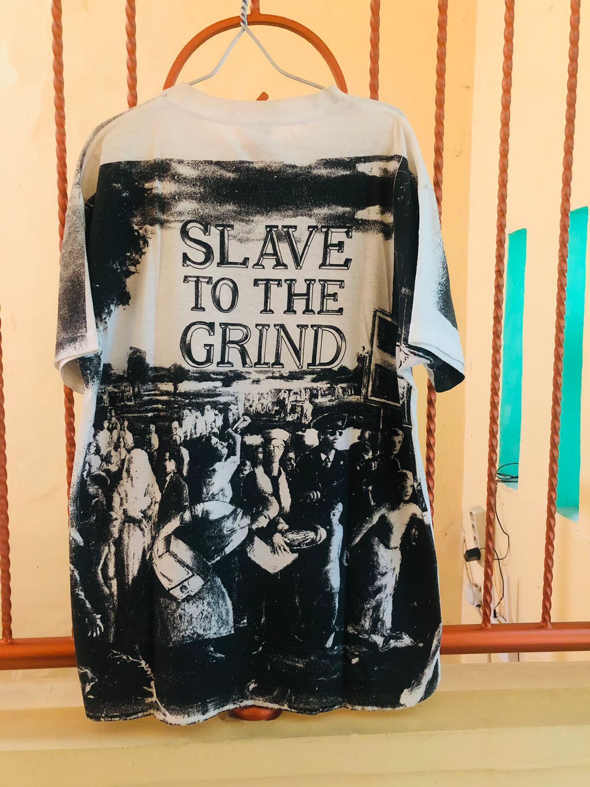 Band Tees Skid Row All Over Print "Slave To The Grind" Size US L / EU 52-54 / 3 - 2 Thumbnail