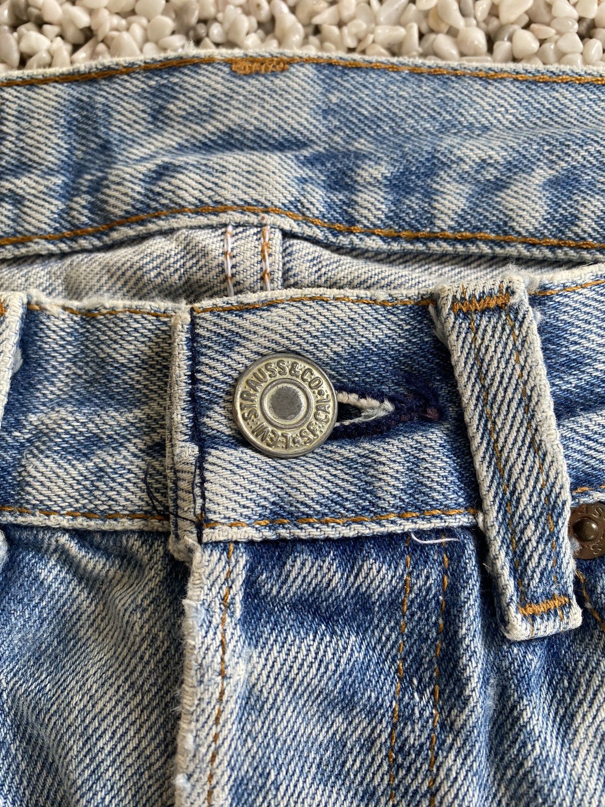Levi's × Levi's Vintage Clothing LEVIS 501 RINDEM DISTRESSED DENIM JEANS VINTAGE Size US 30 / EU 46 - 10 Thumbnail