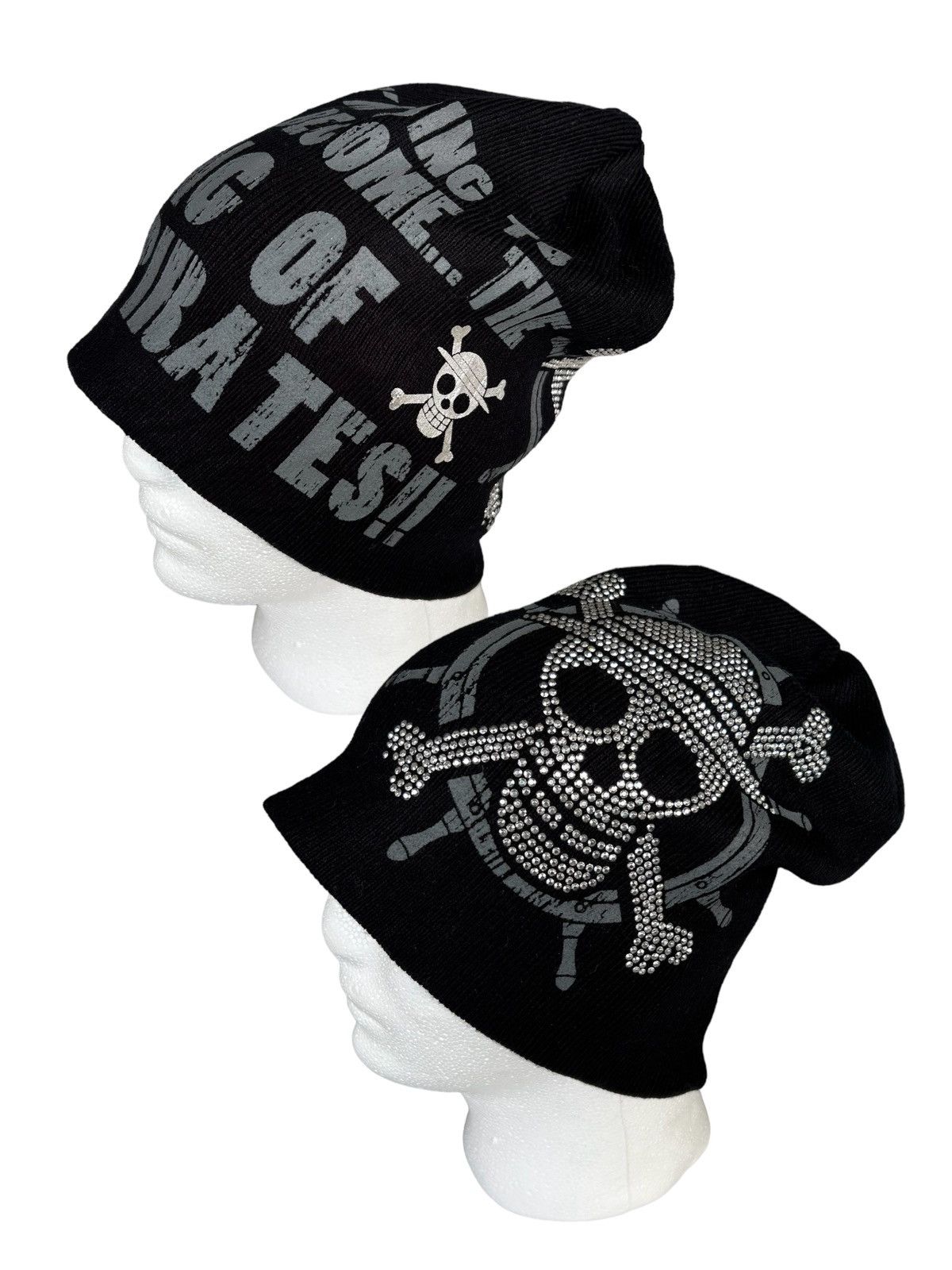 14th Addiction × Japanese Brand × One Piece One Piece Skull Crazy Design Big Beanie Hats Size ONE SIZE - 1 Thumbnail