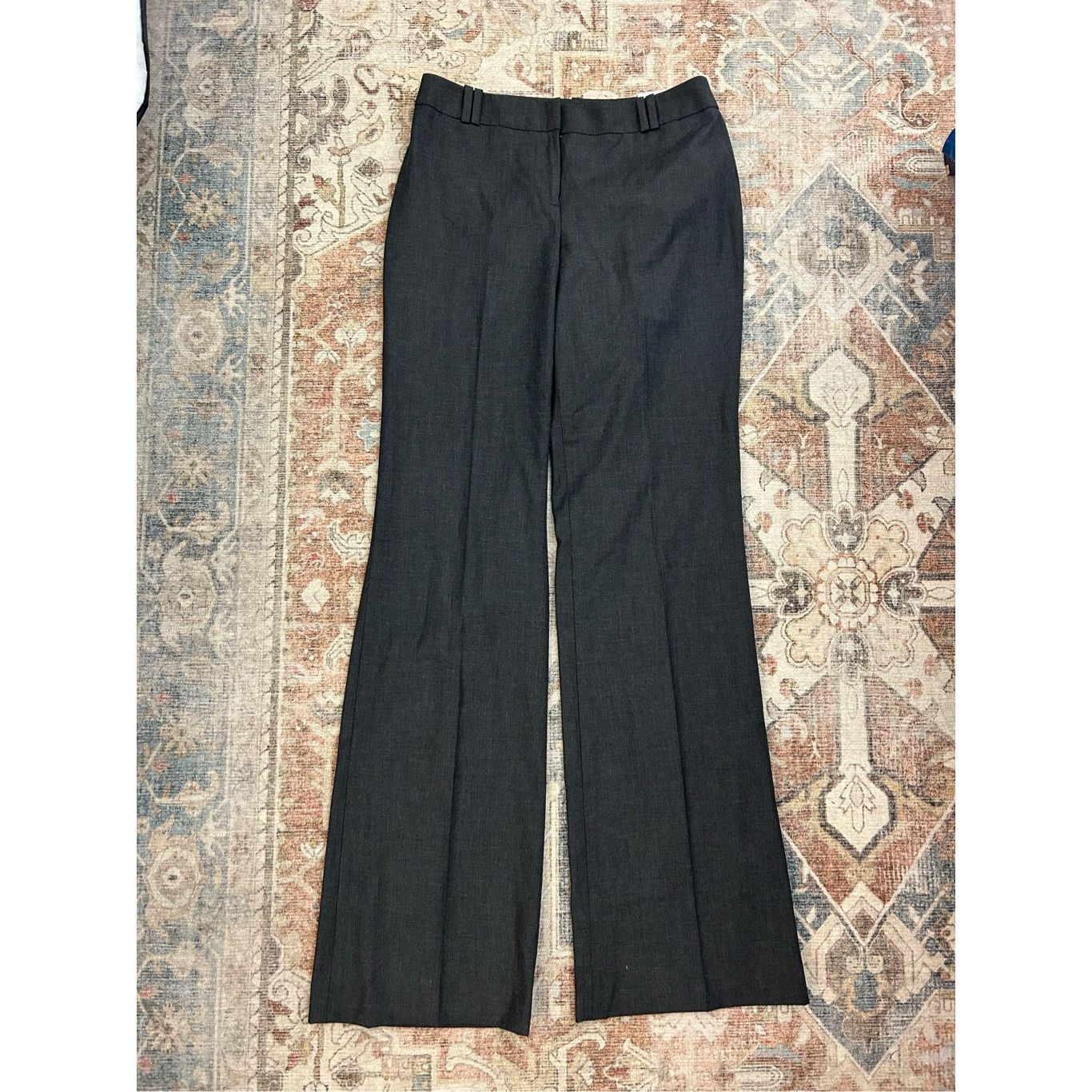 Loft Loft NWT Julie Curvy Gray Straight-Leg Dress Pants, Sz 4T, M Size 27" / US 4 / IT 40 - 1 Thumbnail