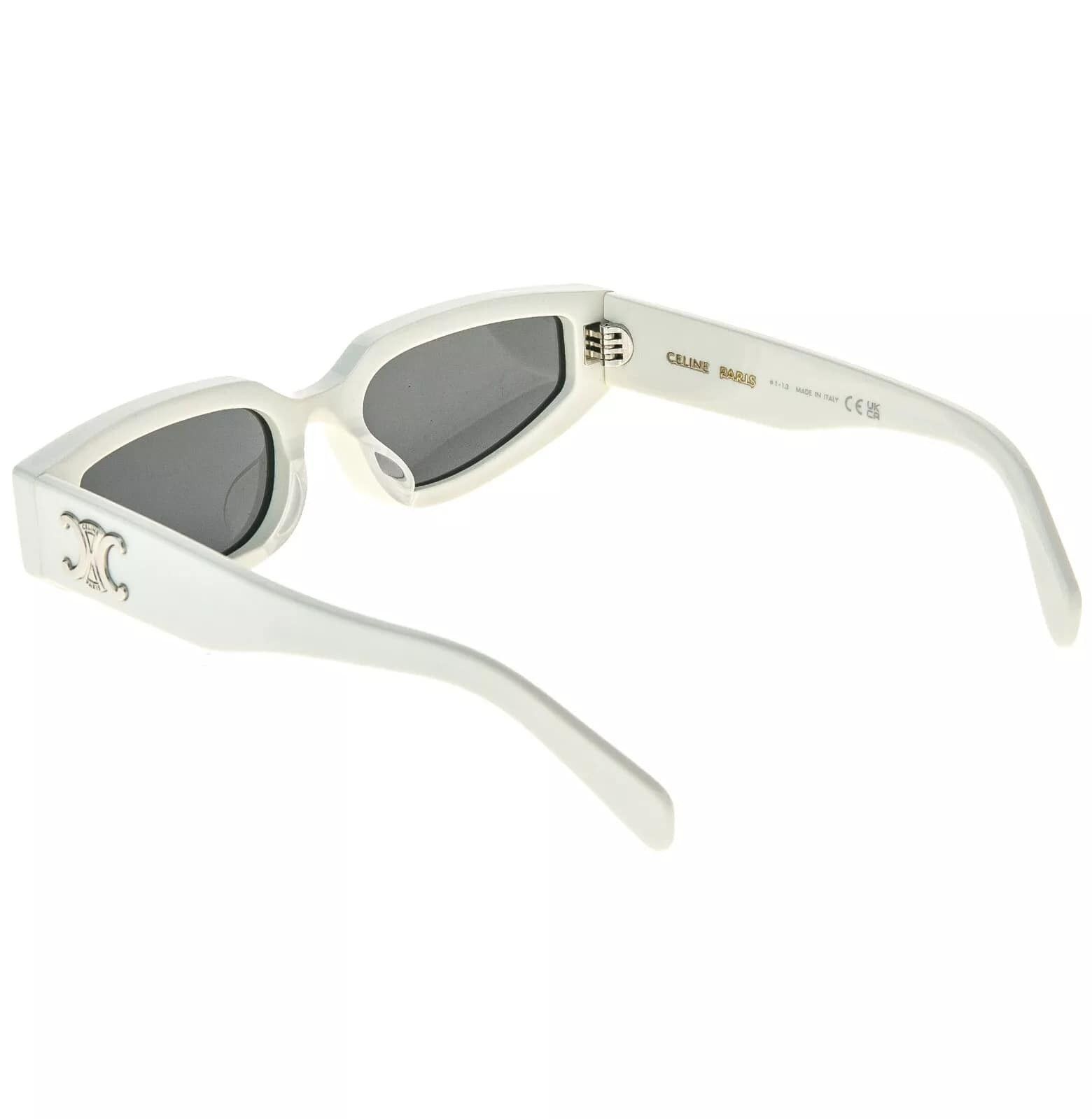 Celine CELINE TRIOMPHE Paris White Logo Sunglasses CL40269U 25A Size ONE SIZE - 8 Thumbnail