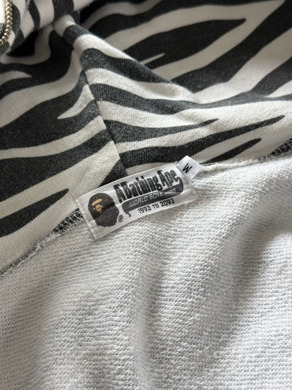 Bape Zebra Camo Shark Full Zip Hoodie Size US M / EU 48-50 / 2 - 8 Thumbnail