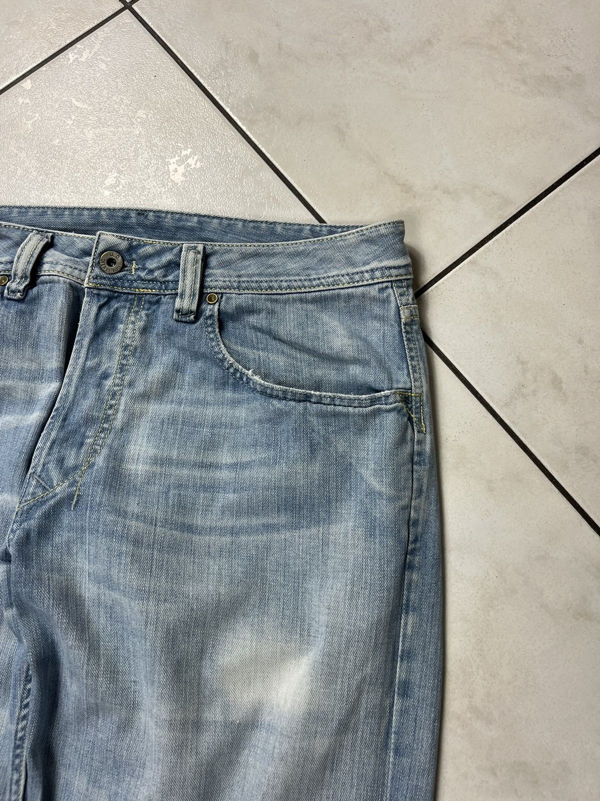 Diesel × Vintage Vintage y2k diesel Rolan baggy wide jeans denim pants washed Size US 34 / EU 50 - 8 Thumbnail