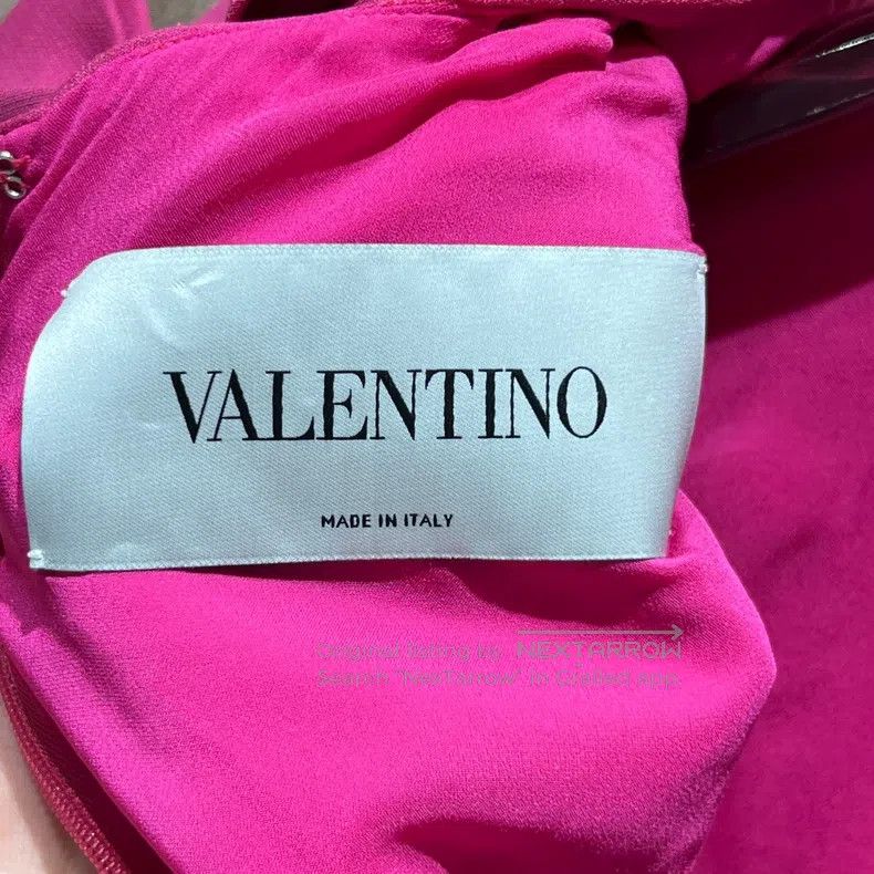 Valentino Valentino A fuchsia bow dress Size XS / US 0-2 / IT 36-38 - 3 Thumbnail