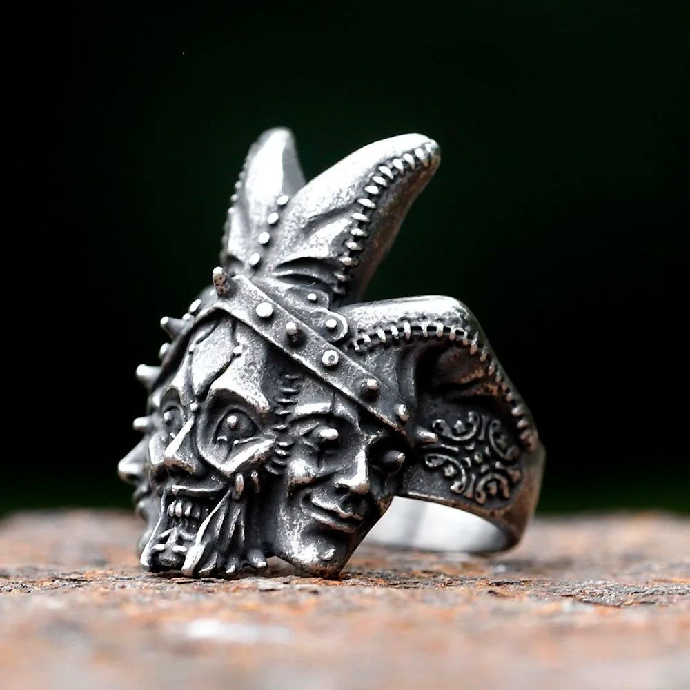 Jewelry Skull Ring Streetwear Jewelry Fashion Gift Size ONE SIZE - 5 Thumbnail