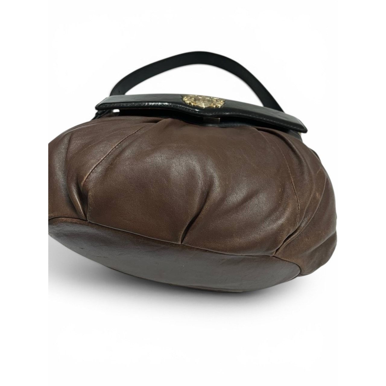 Givenchy Givenchy Draped Leather Brown Shoulder Bag Size ONE SIZE - 6 Thumbnail