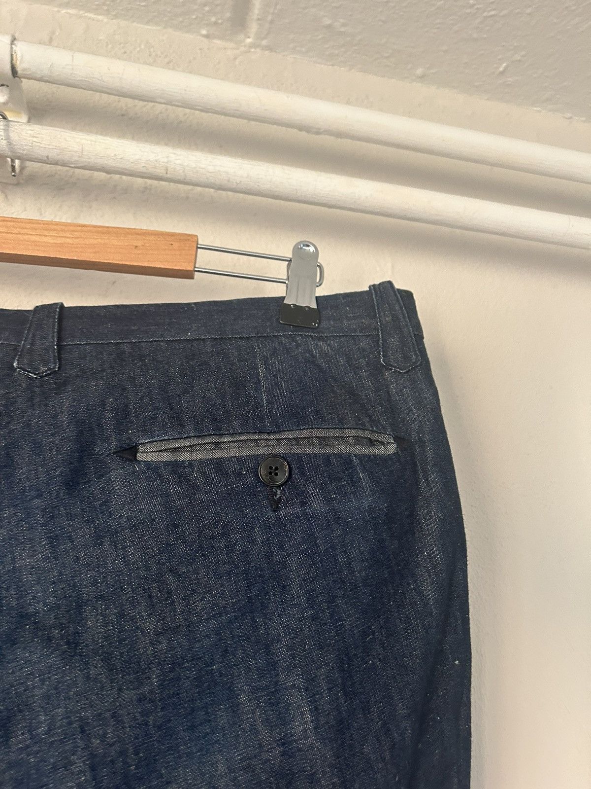 Gucci Blue Linen/Cotton Blend Pants Size US 36 / EU 52 - 10 Thumbnail