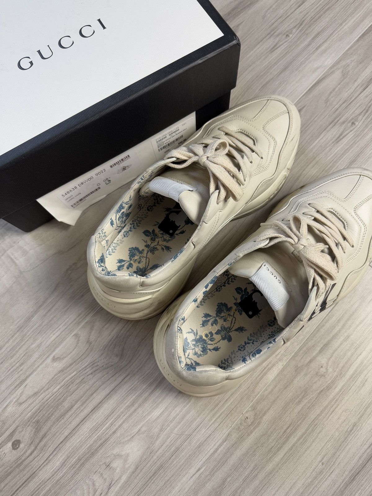 Gucci NY Yankee Rhyton Sneaker Size US 8.5 / EU 41-42 - 7 Thumbnail