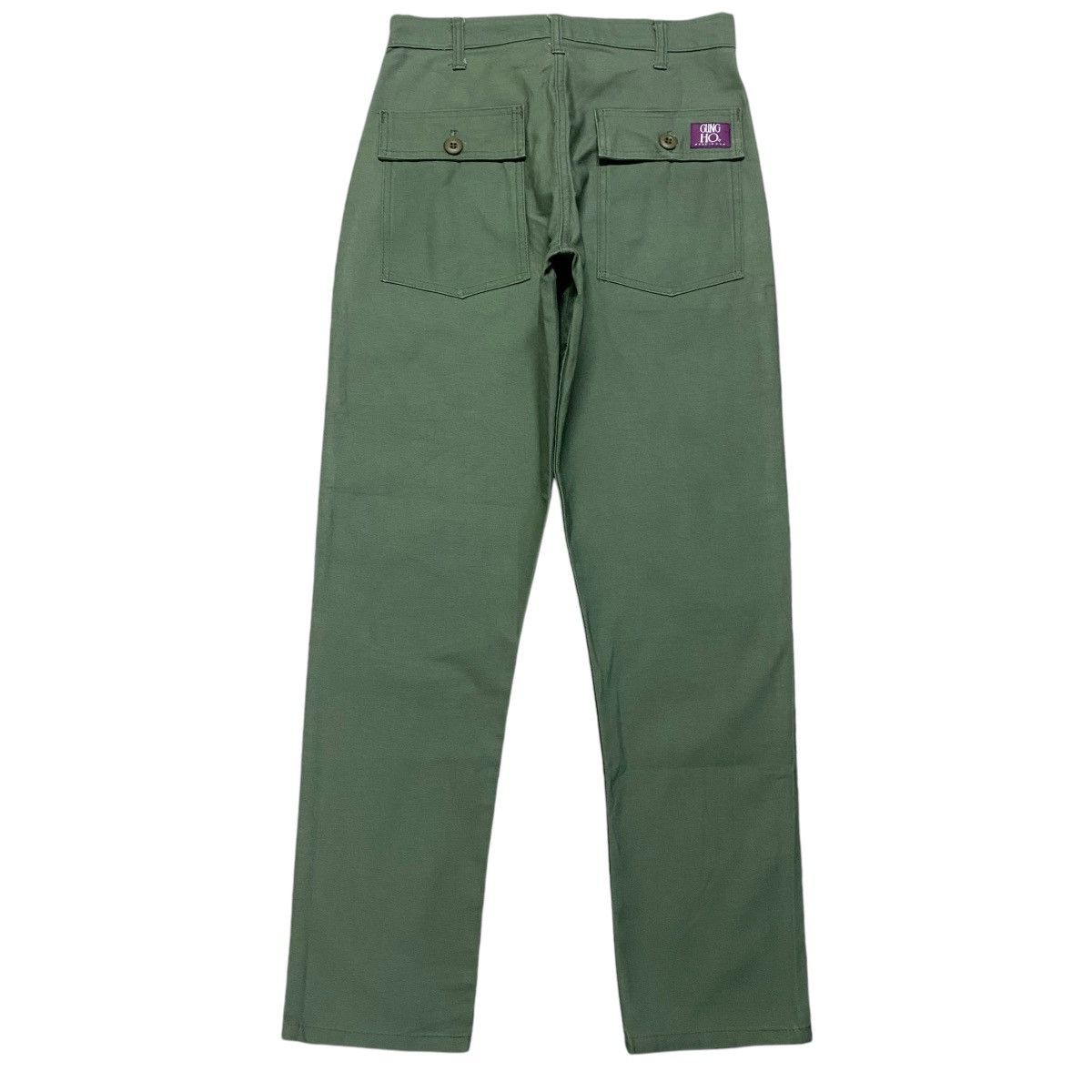 Japanese Brand Vintage GUNG HO Sateen Fatigue Pants Size US 30 / EU 46 - 1 Thumbnail