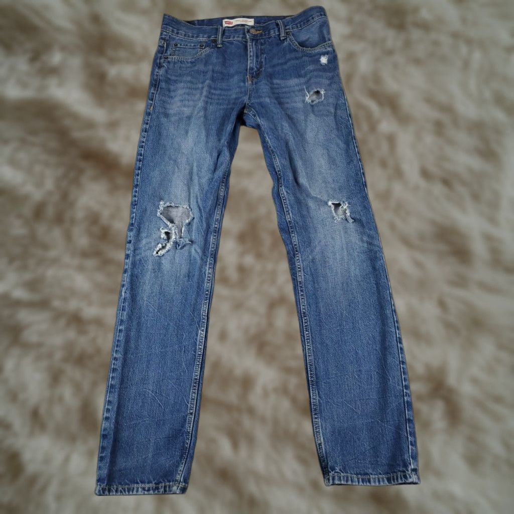 Levi's Mens Levis Jeans 30x30 Blue Taper Fit Extra Large XL Denim Pants Size US 30 / EU 46 - 1 Thumbnail