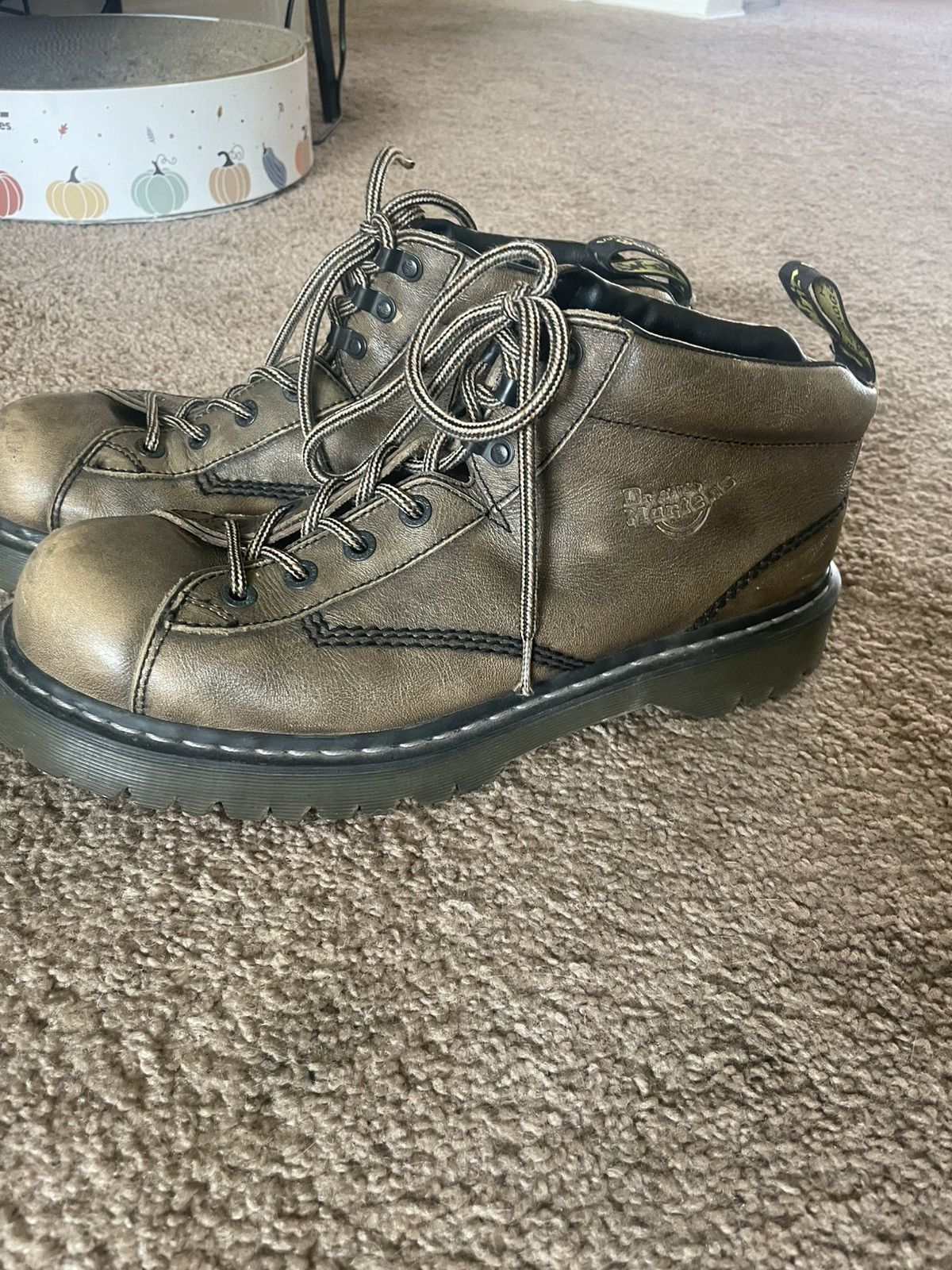 Other Olive doc martens Size US 14 / EU 47 - 1 Thumbnail