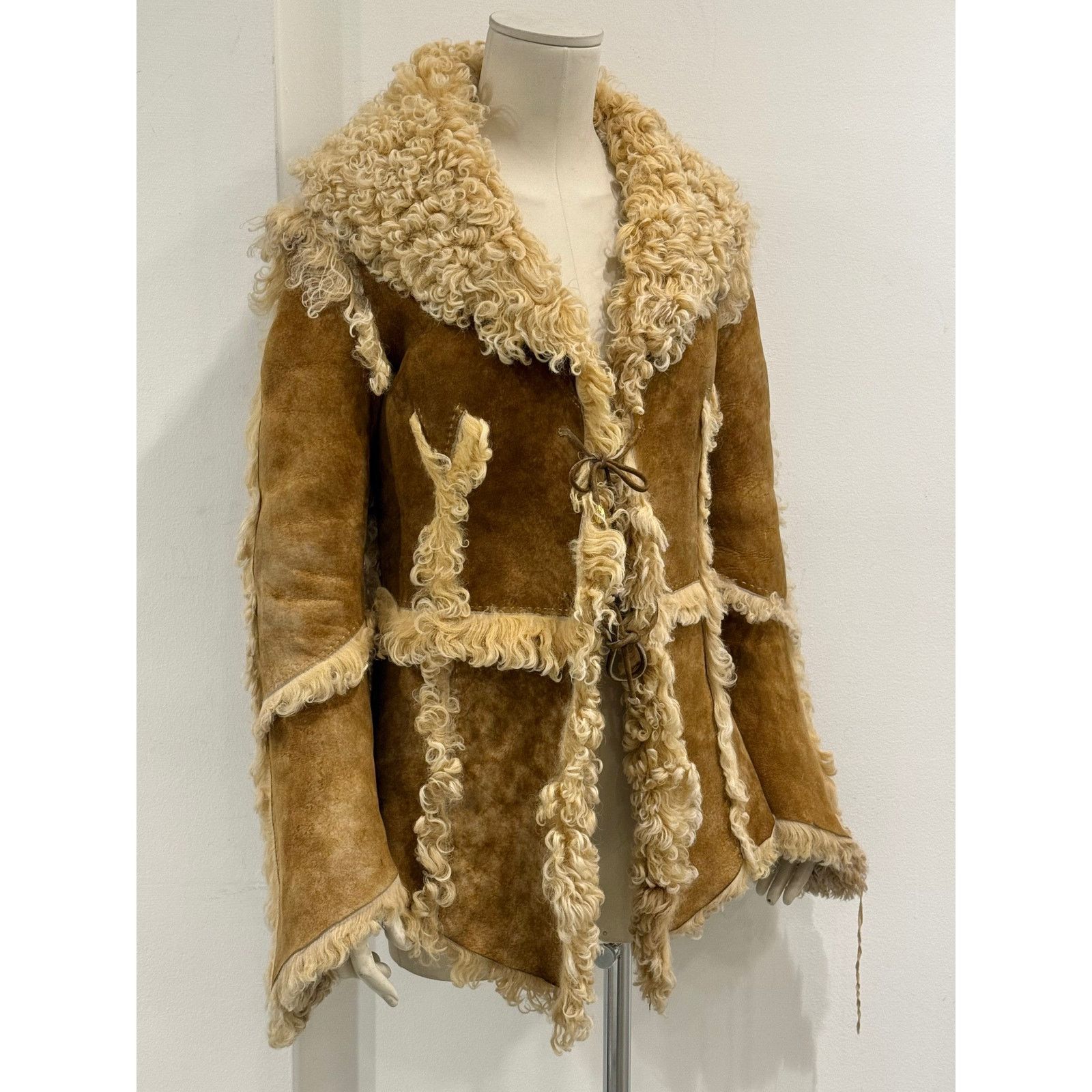 Roberto Cavalli A/W1999 Roberto Cavalli shearling patchwork jacket Size S / US 4 / IT 40 - 4 Thumbnail