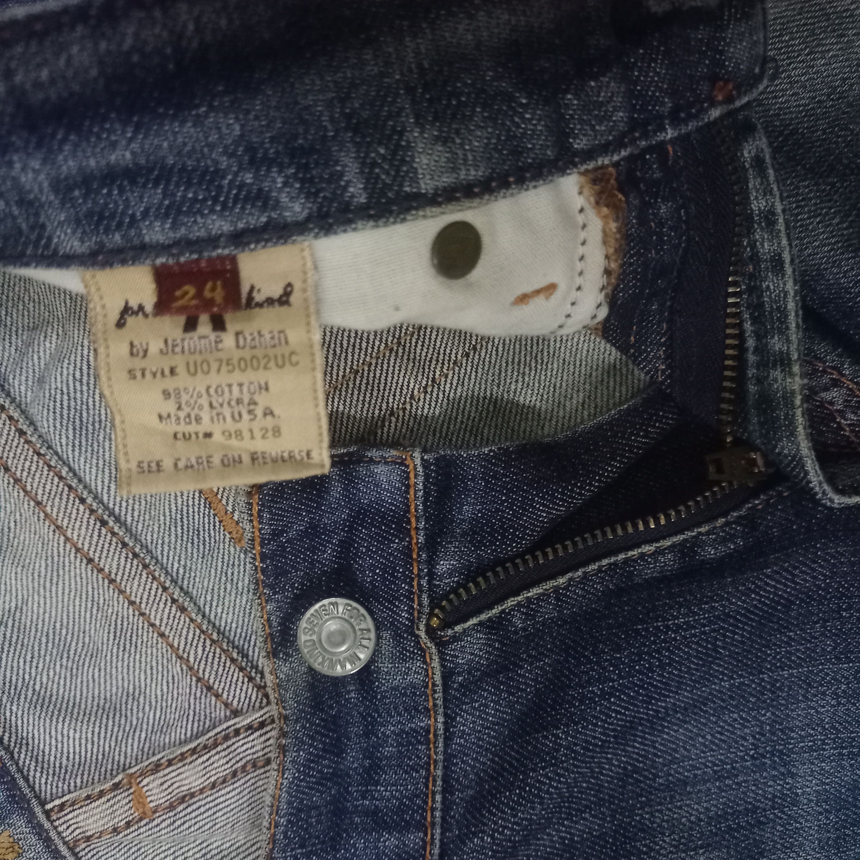 7 For All Mankind Vintage 7 For All Mankind Mud Wash Denim Flare Jeans Size 28" / US 6 / IT 42 - 3 Thumbnail