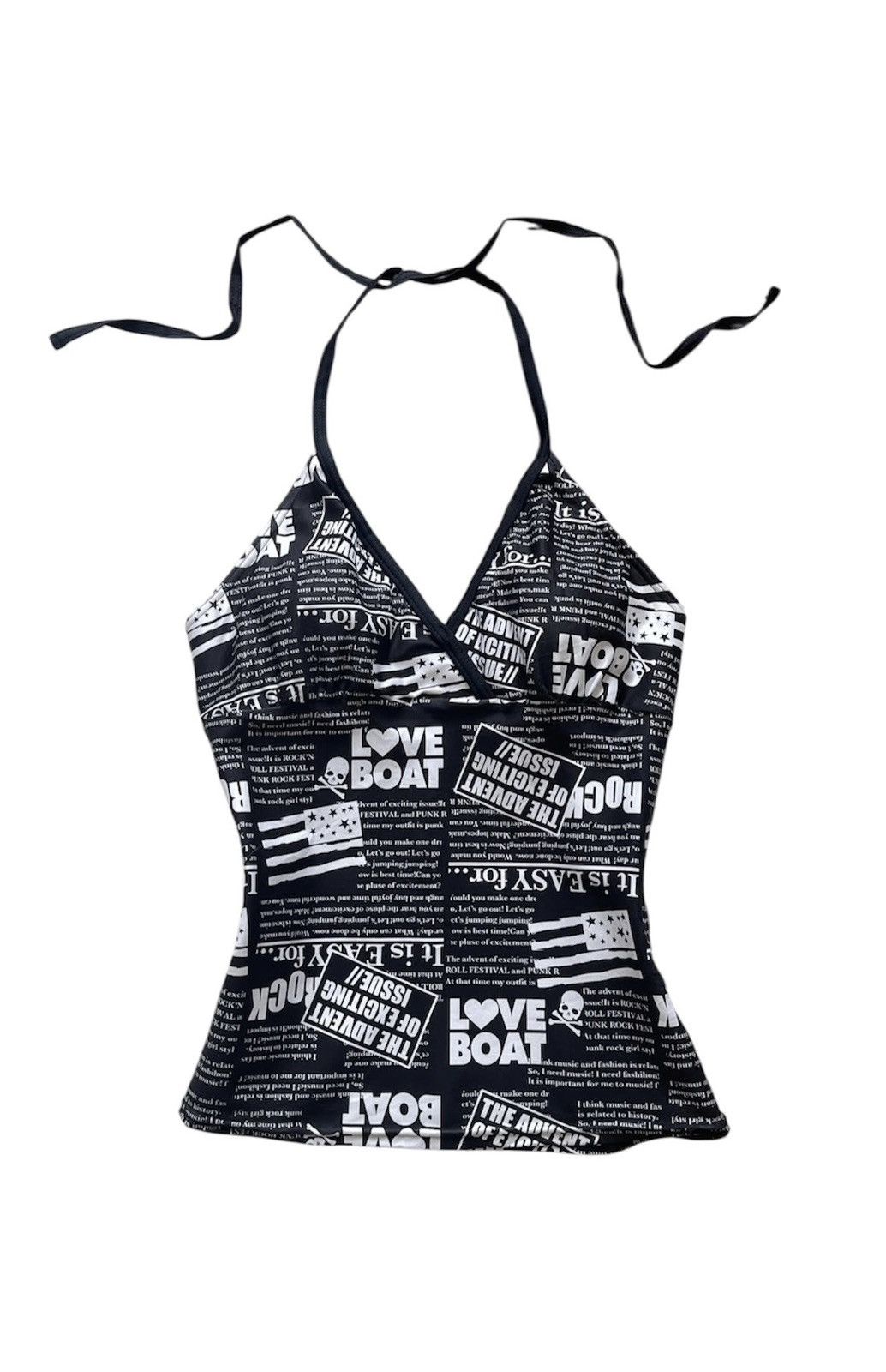 Japanese Brand Love Boat halter neck top ☠️➕ Size M / US 6-8 / IT 42-44 - 1 Thumbnail