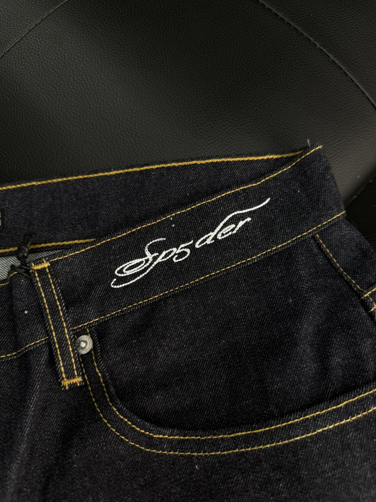 Sp5der Sp5der Rhinestone Crystal Jean Shorts Size (38) NEW Size US 38 / EU 54 - 11 Thumbnail