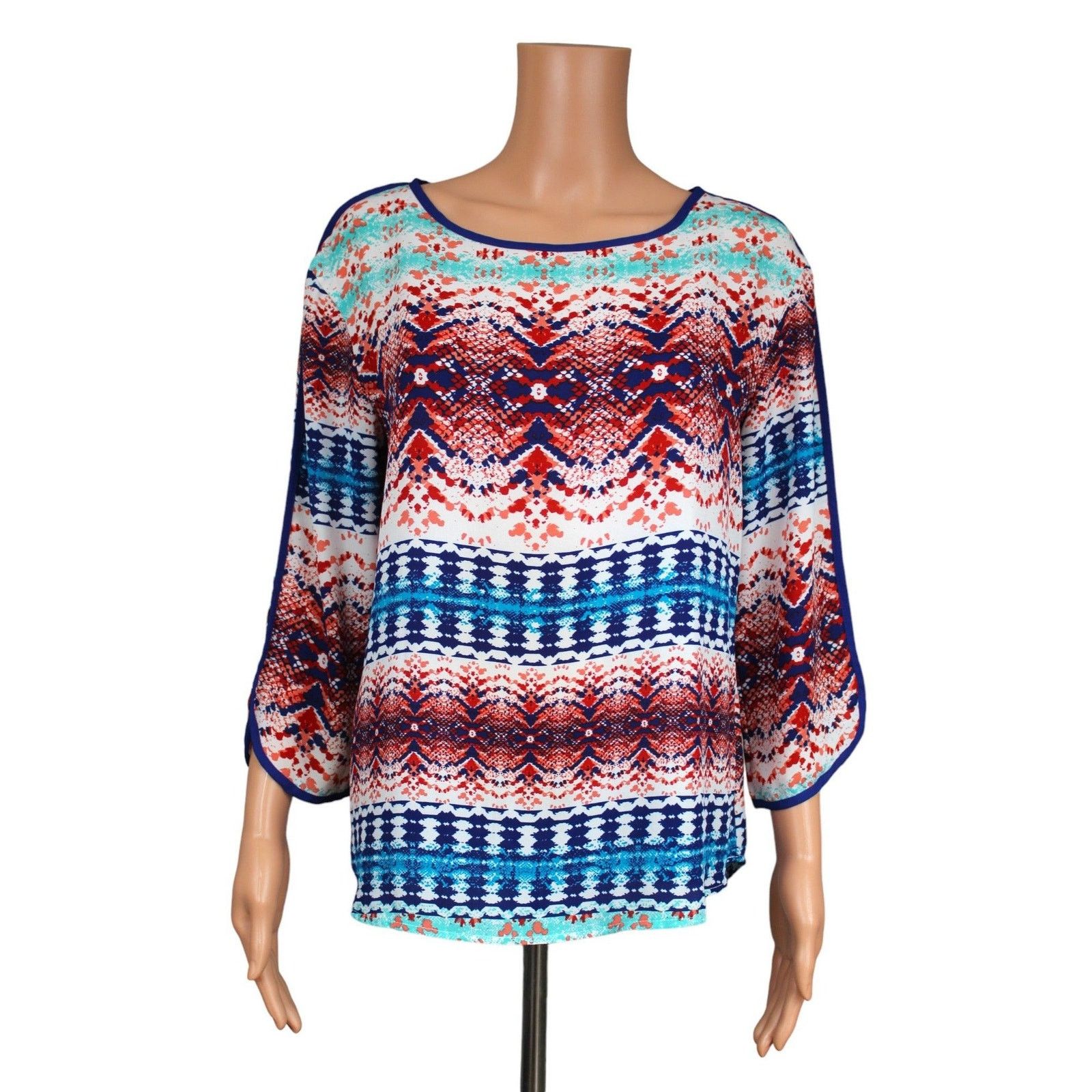 Other Renee C. 3/4 Sleeve Top Women's Size Medium Size M / US 6-8 / IT 42-44 - 1 Thumbnail