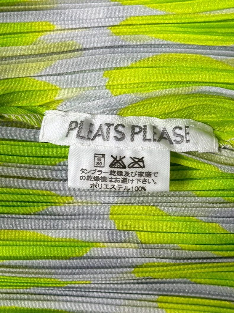 Issey Miyake Issey Miyake Green feather pleated dress Size XL / US 12-14 / IT 48-50 - 3 Thumbnail