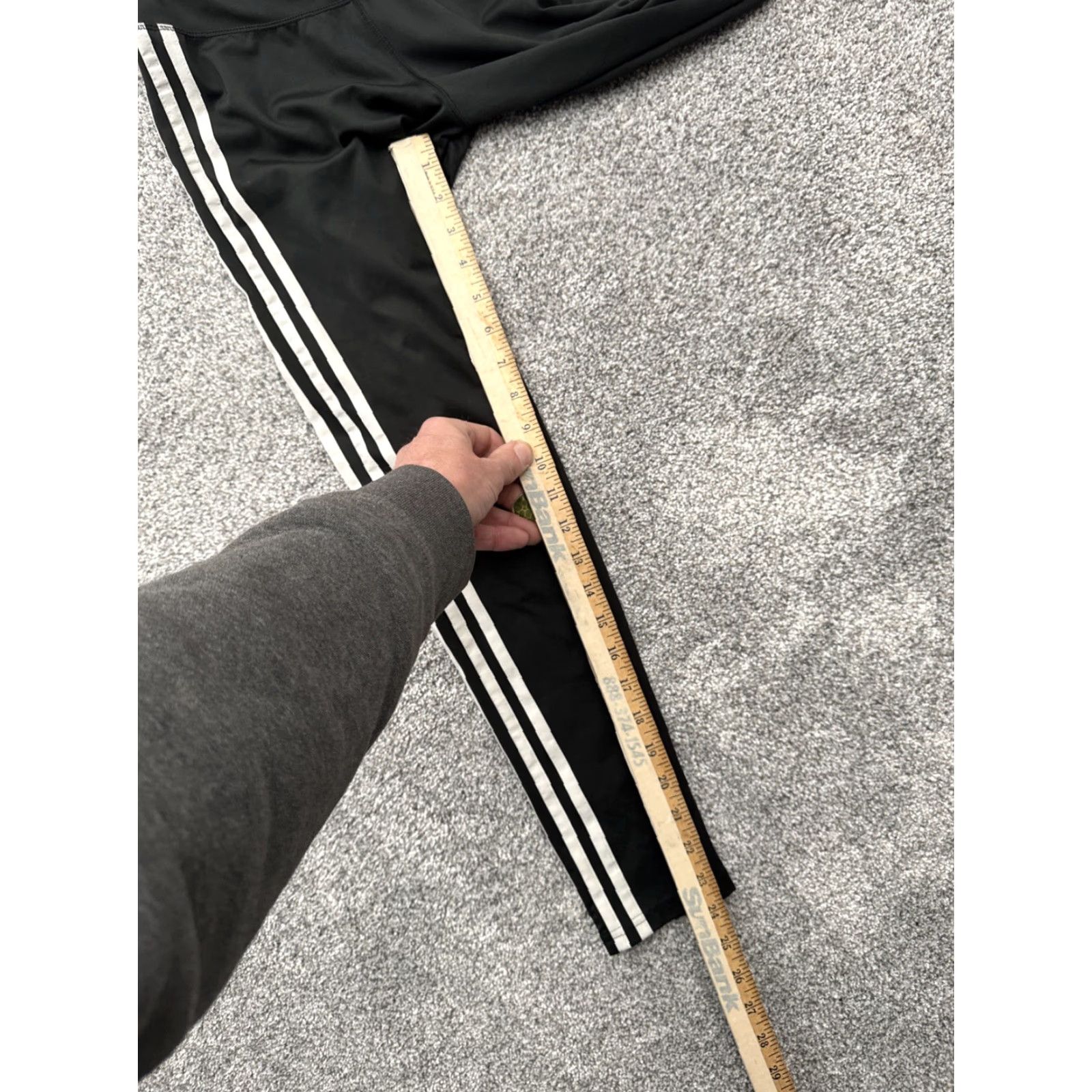 Adidas Adidas Leggings Womens Small 3 Stripe Climalite Athleisure Jogger Streetwear Exercise Y2K Inspired Size 28" / US 6 / IT 42 - 4 Thumbnail