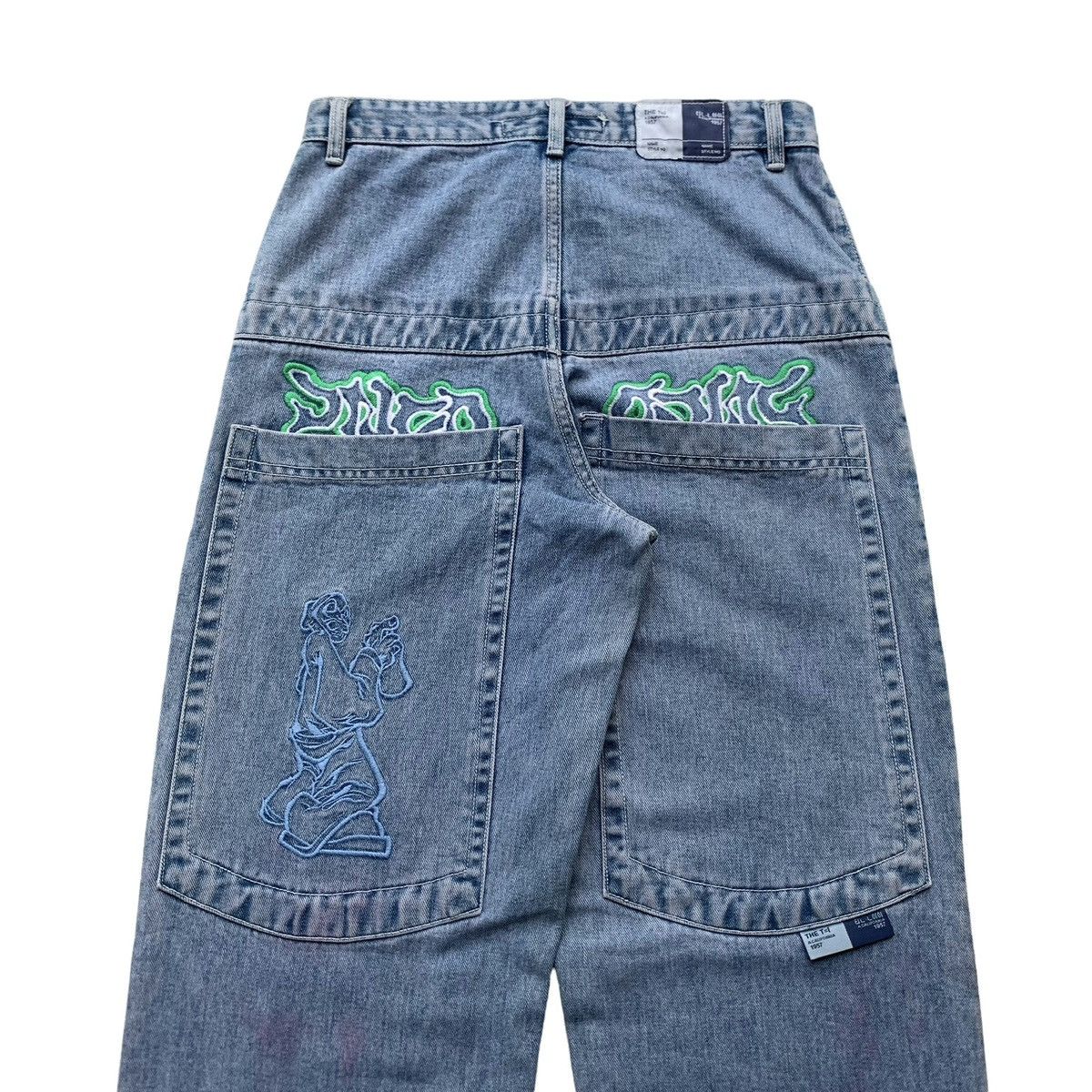 Japanese Brand JNCO Style A California Baggy Loose Pants Size US 29 - 1 Thumbnail