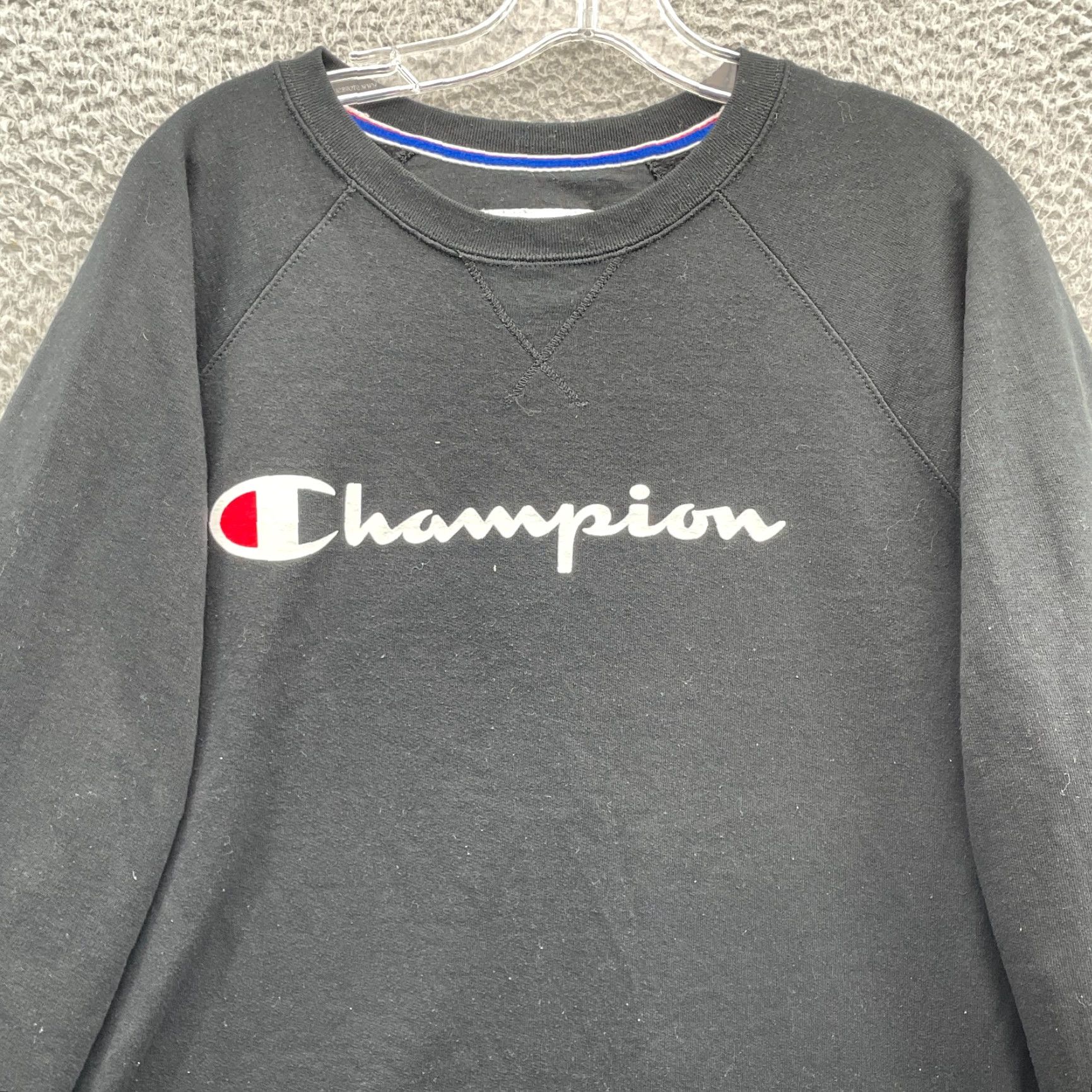 Champion VINTAGE Champion Sweatshirt Men XL Black Logo Sportswear 90s Athletic Casual Comfort Gym Size US XL / EU 56 / 4 - 4 Thumbnail
