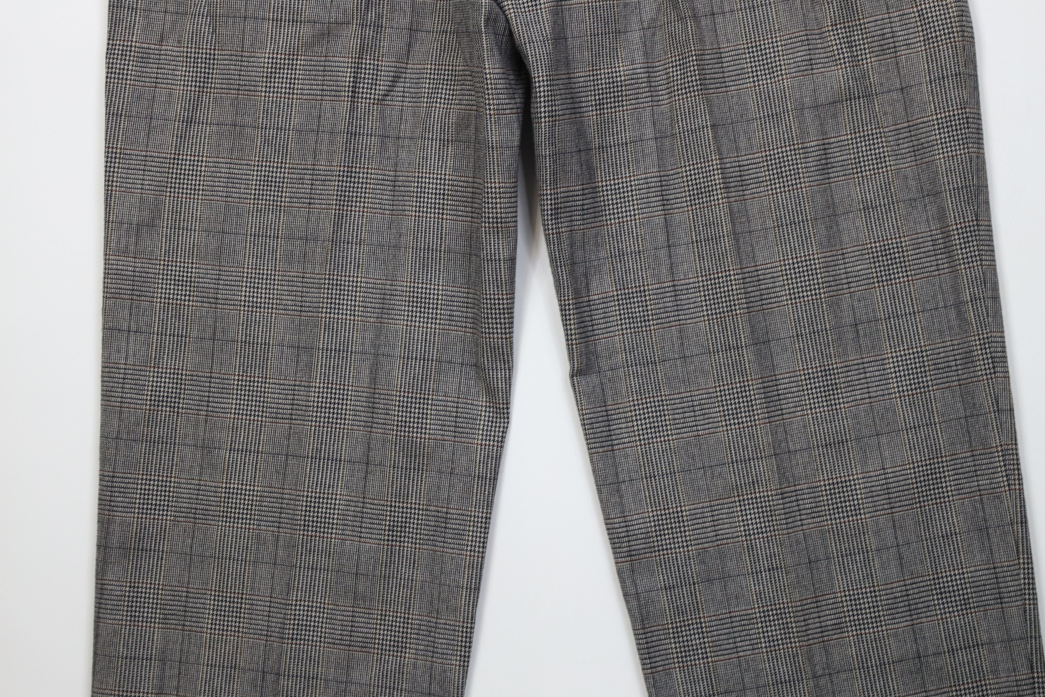 Vintage Vintage 70s Streetwear Knit Wide Leg Chino Pants Plaid USA Size US 34 / EU 50 - 11 Thumbnail