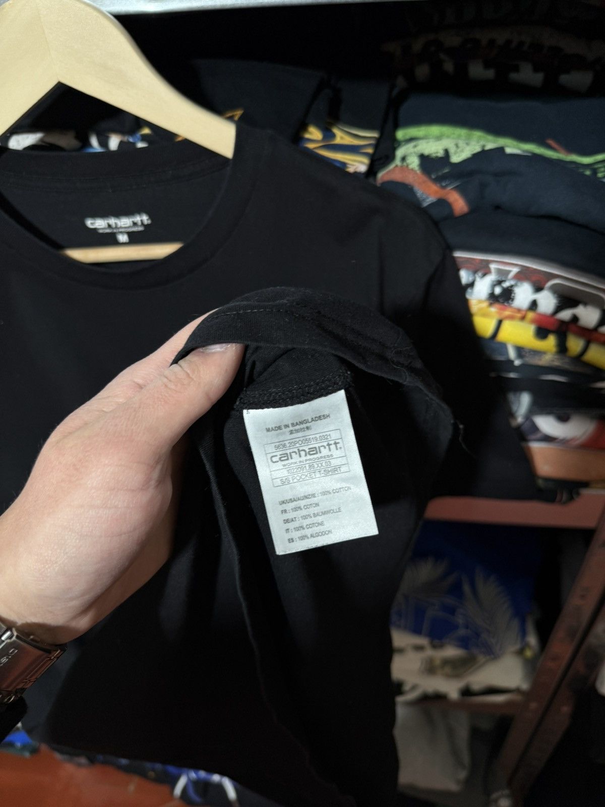 Carhartt Wip Rare Carhartt WIP Pocket Logo Outdoor Retro T-Shirt Y2K Hype Size US M / EU 48-50 / 2 - 5 Thumbnail