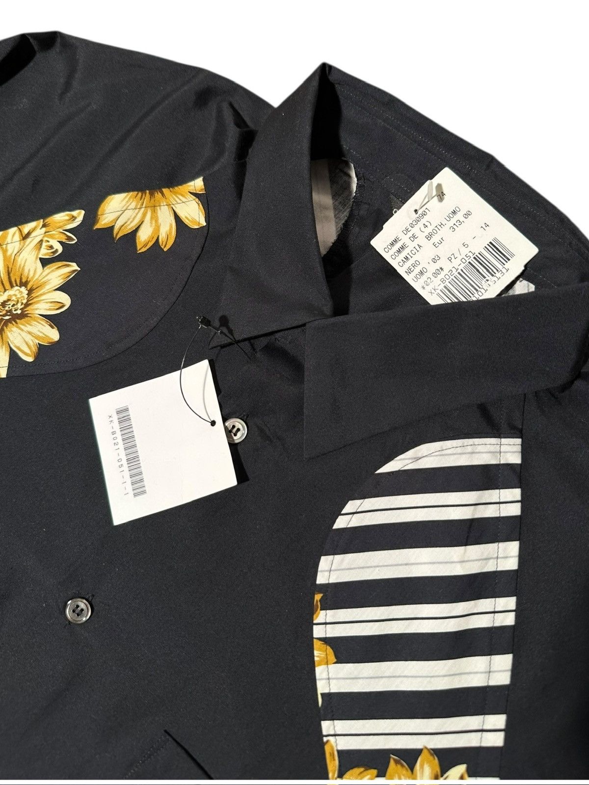Comme des Garcons Homme Plus Comme des Garçons Homme Plus 2003 Floral Panel Shirt Archive Size US M / EU 48-50 / 2 - 6 Thumbnail
